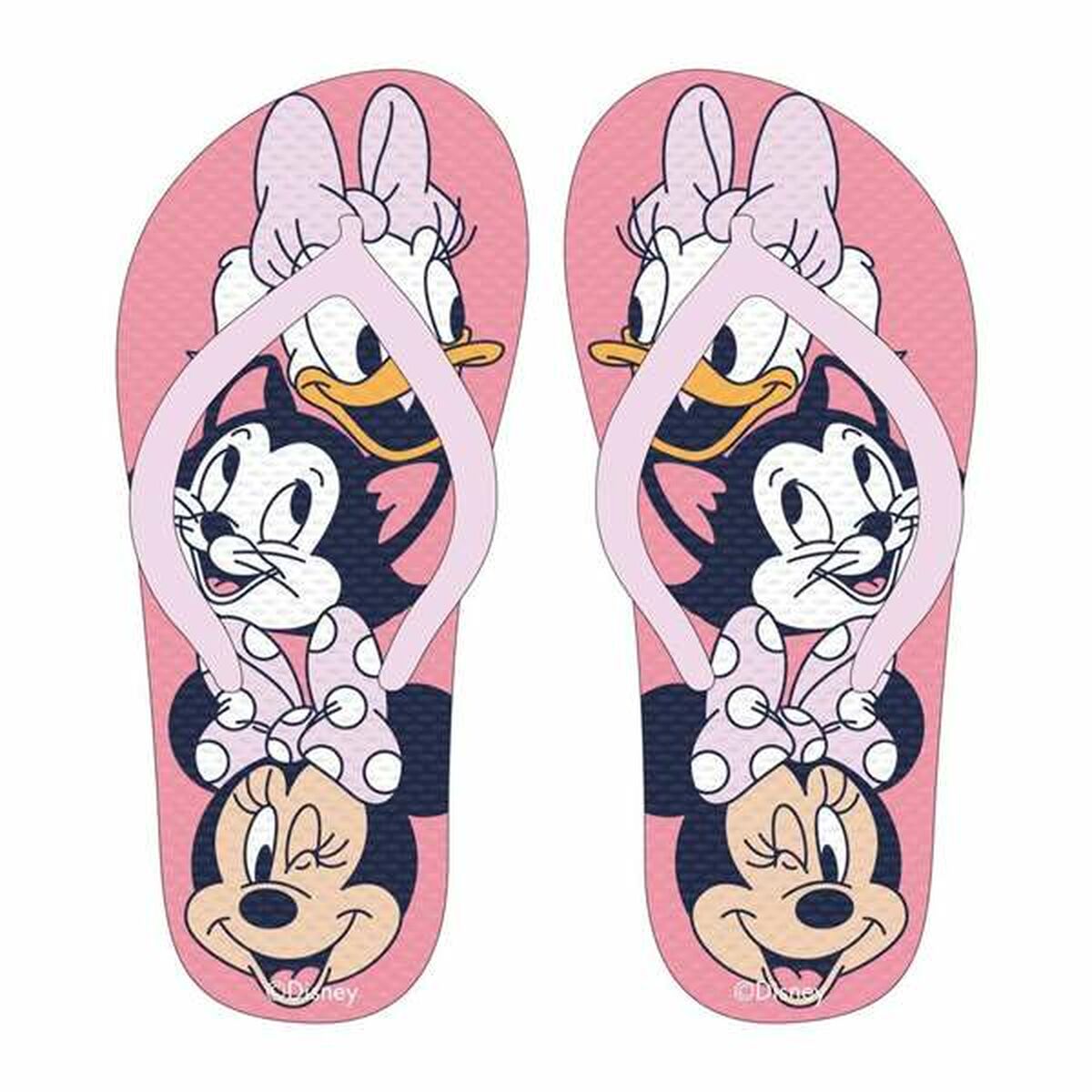 Chinelos para Crianças Minnie Mouse Cor de Rosa