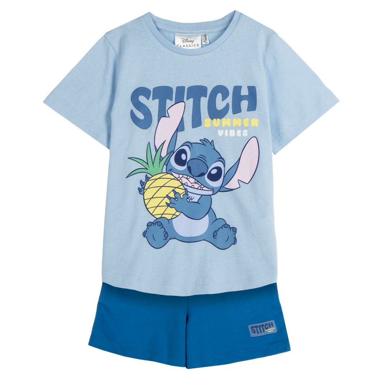 Conjunto de Vestuário Stitch Azul