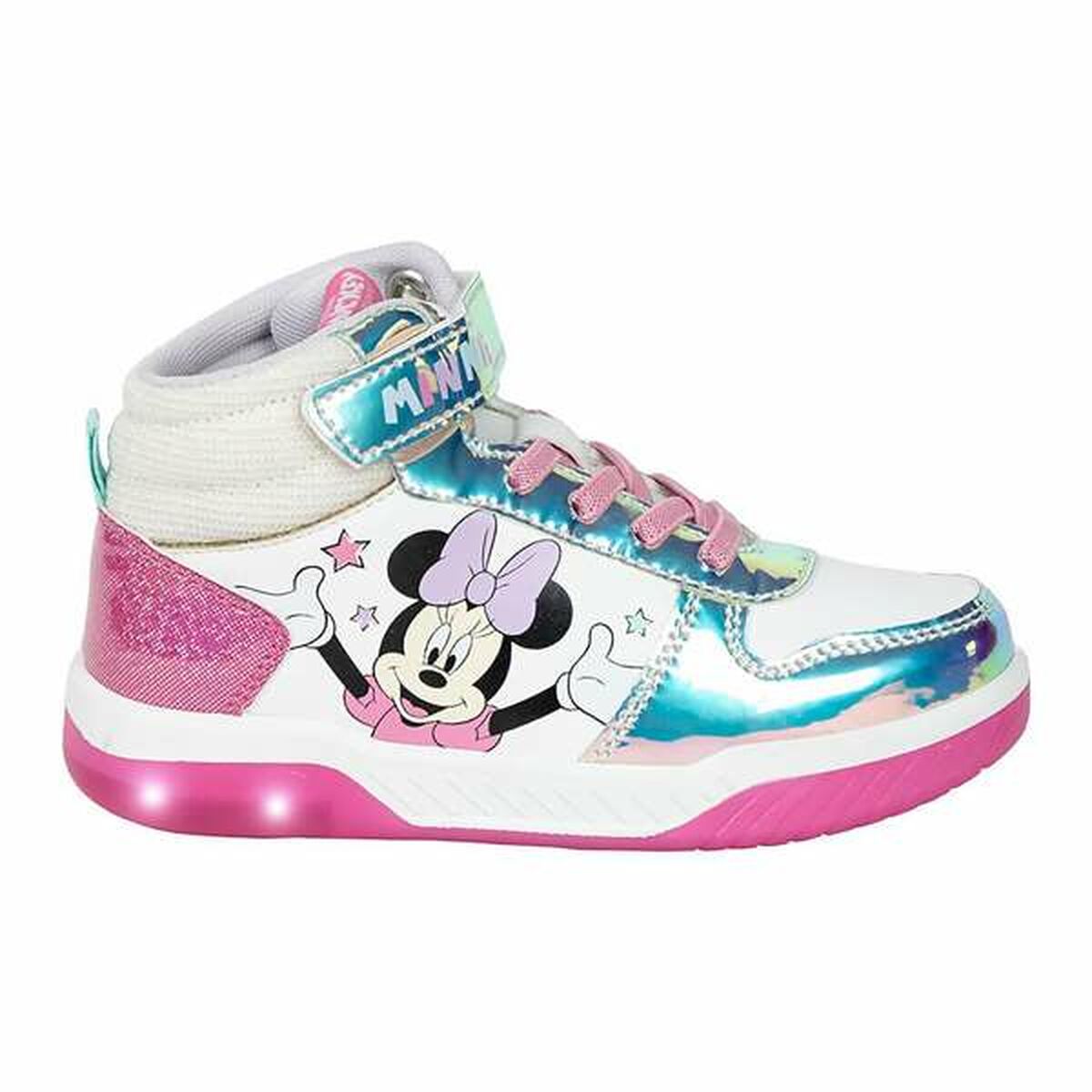 Sapatilhas de Desporto Infantis Minnie Mouse Prateado