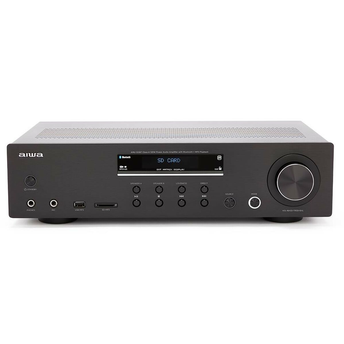 Altifalantes Aiwa AMU120BTBK 120W Preto 120 W