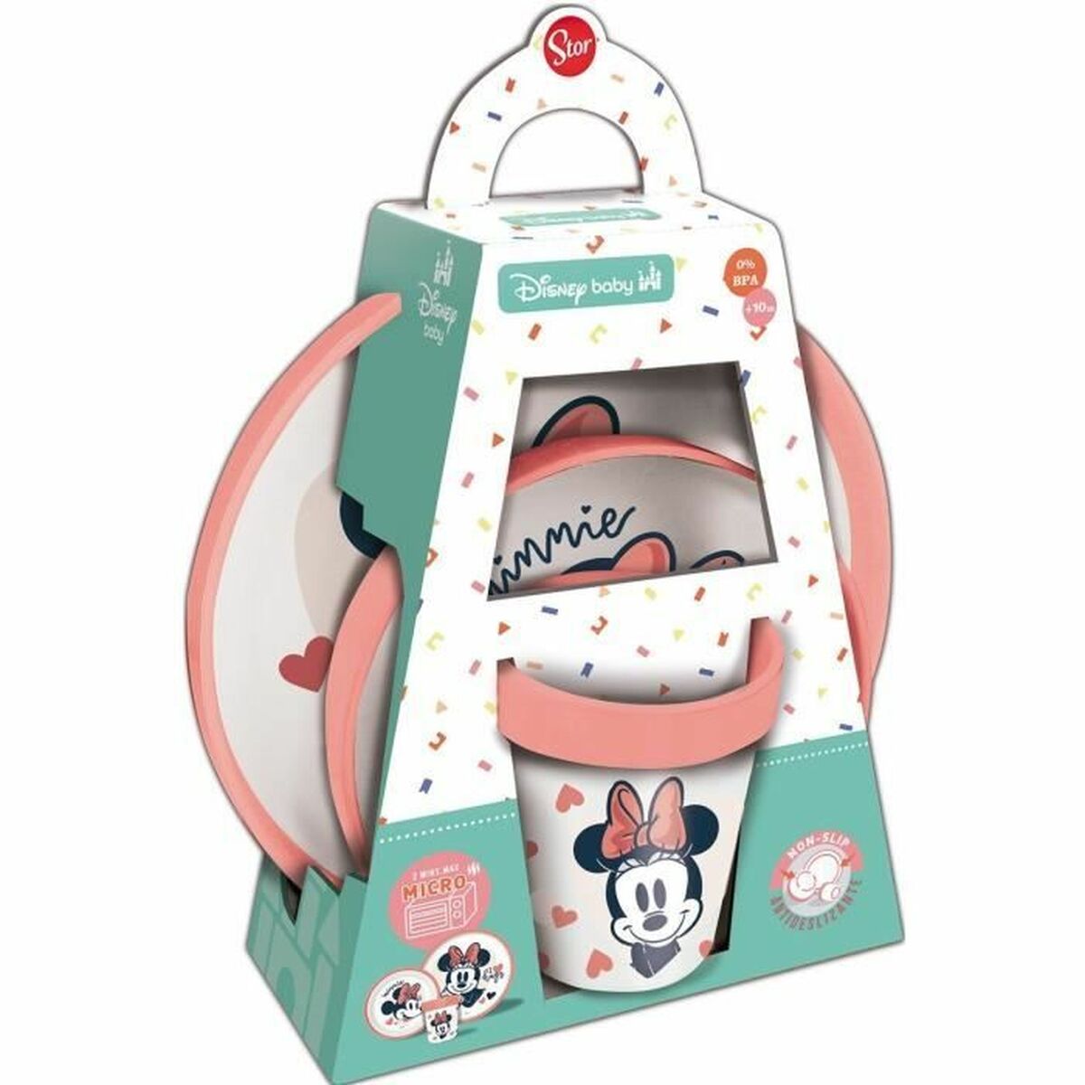 Talheres ThermoBaby Minnie Plástico