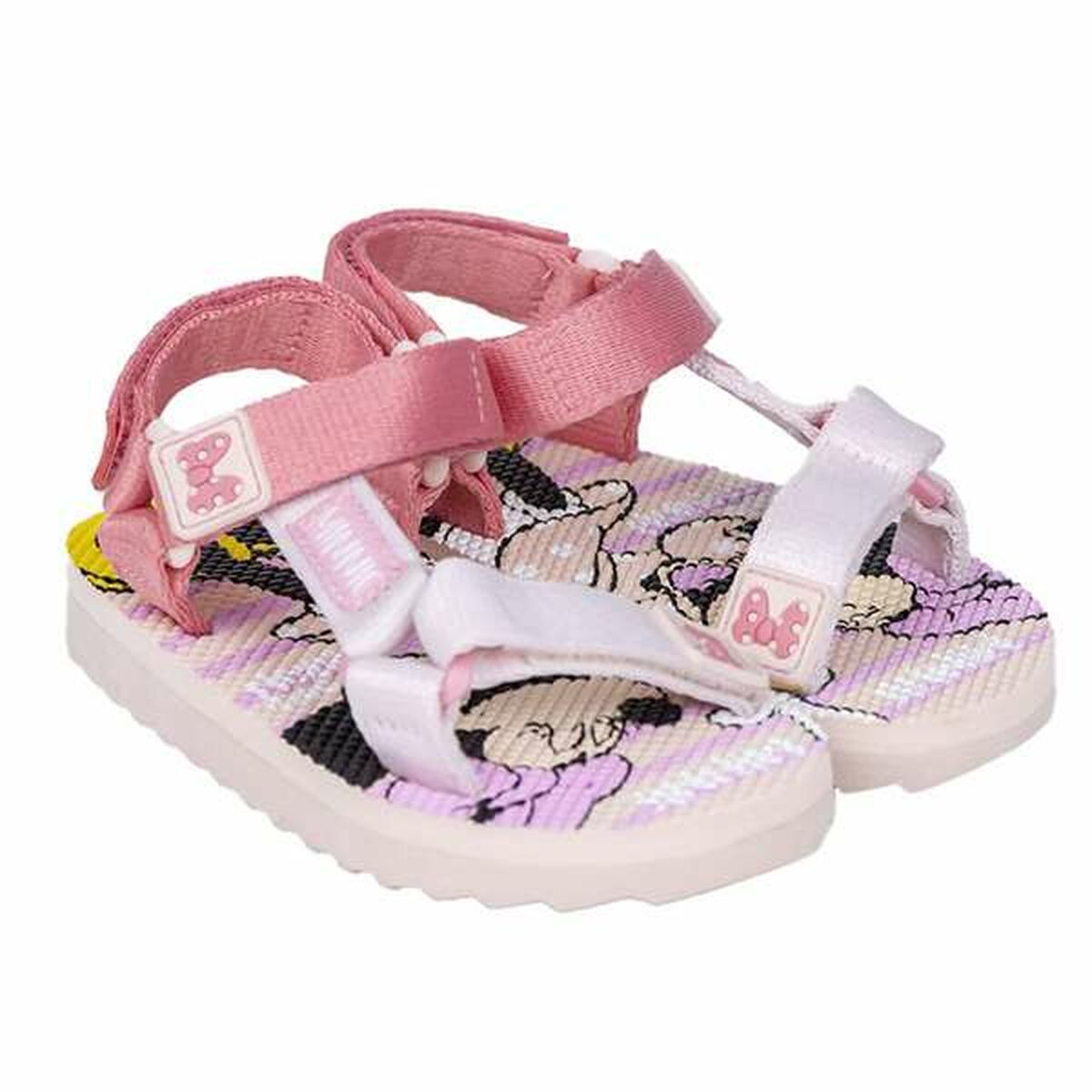 Sandálias Infantis Minnie Mouse Cor de Rosa