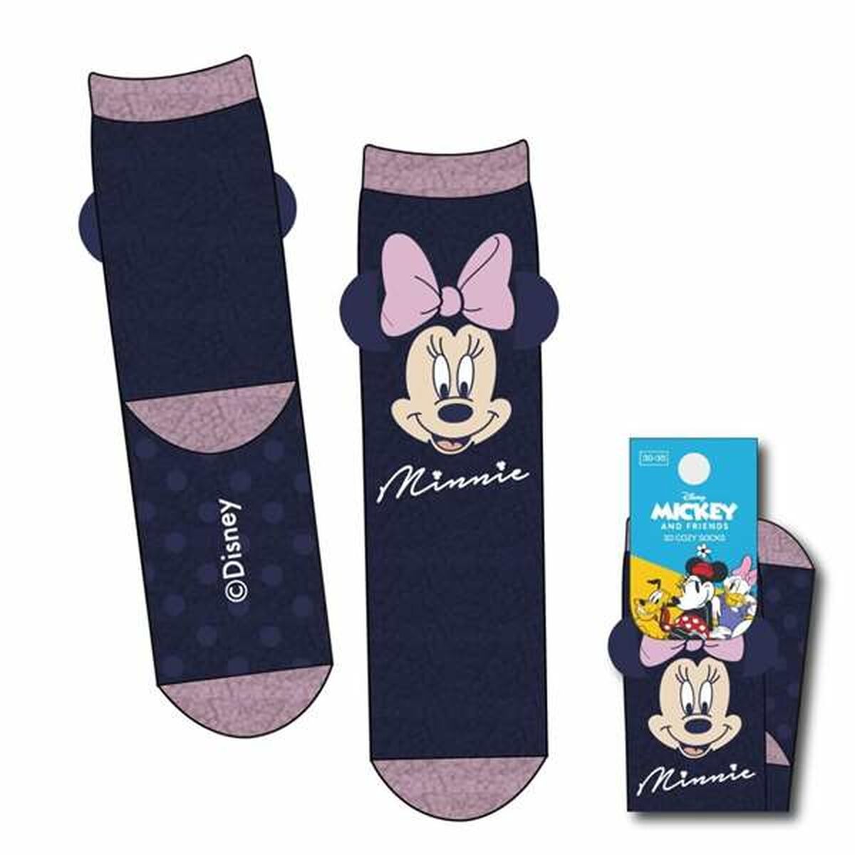 Meias Minnie Mouse 30-35