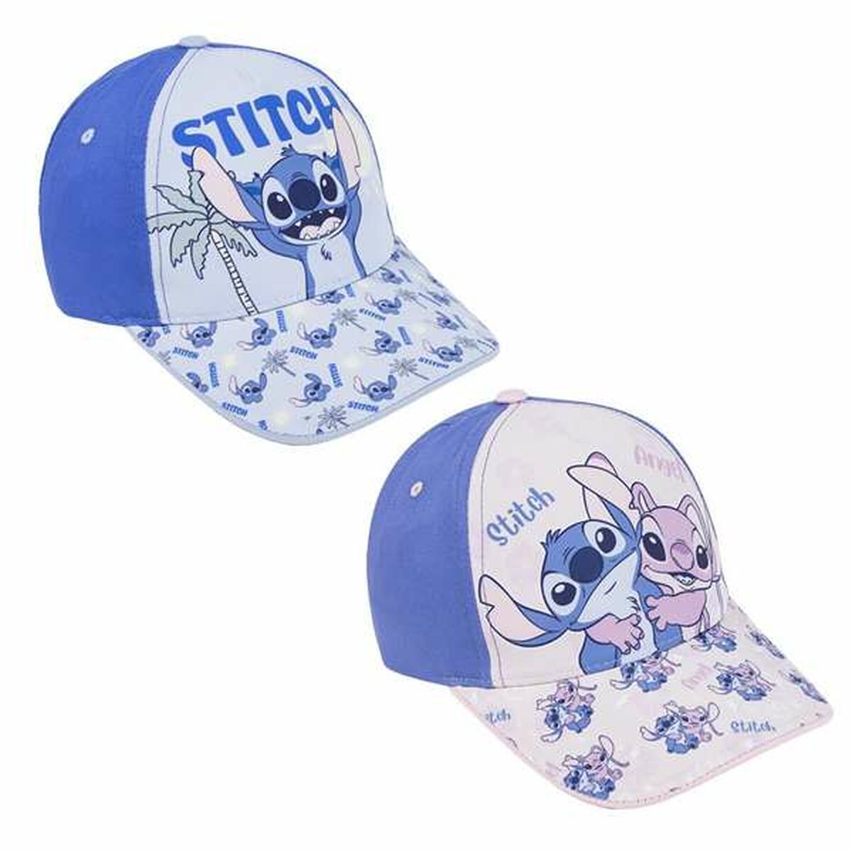 Boné Infantil Stitch Azul