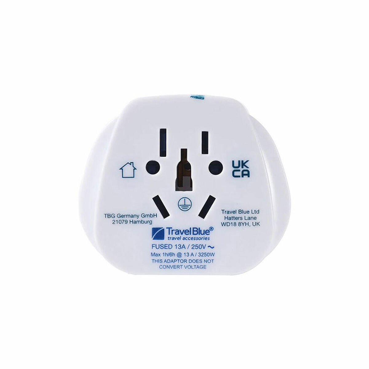Adaptador de tomada universal de viagem Travel Blue TB-904 Reino Unido