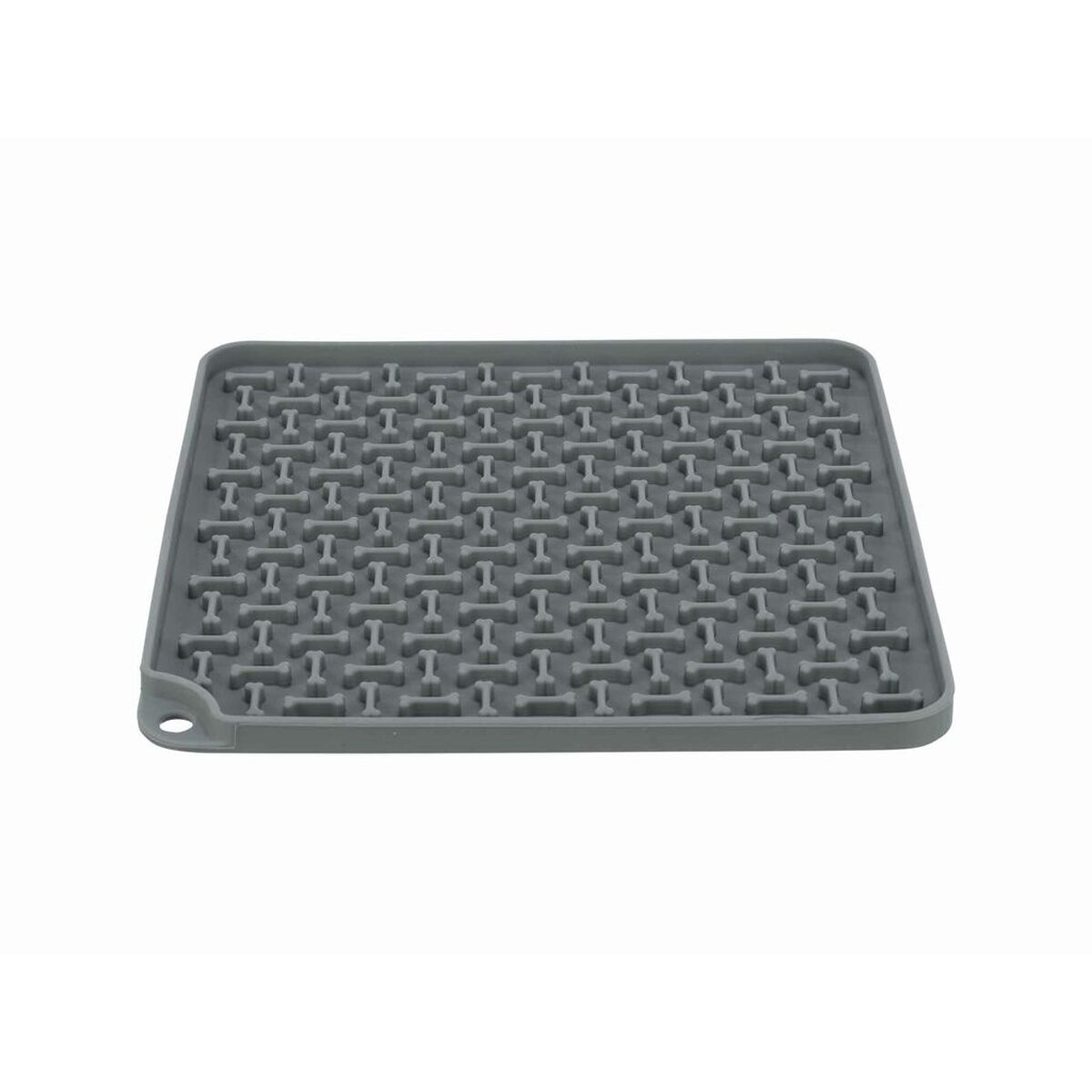 Comedouro para animais de estimação Trixie Cinzento escuro Silicone 20 × 20 CM