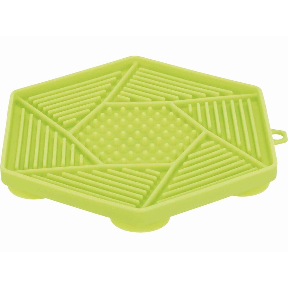 Comedouro para animais de estimação Trixie 034980 Verde Silicone 17 cm