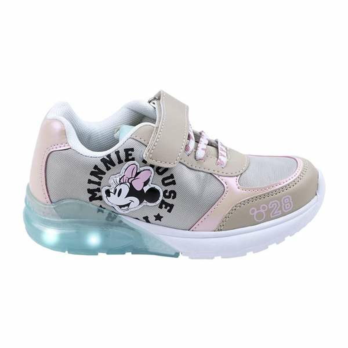 Sapatilhas de Desporto Infantis Minnie Mouse Bege