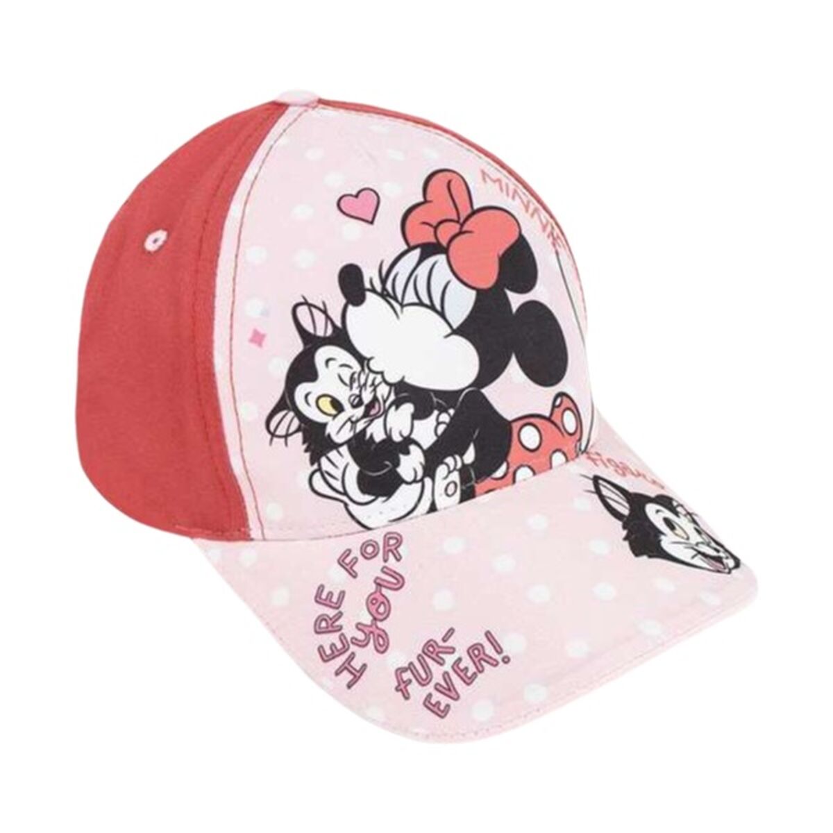 Boné Infantil Minnie Mouse Vermelho