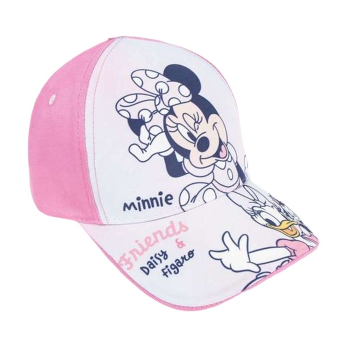 Boné Infantil Minnie Mouse Cor de Rosa