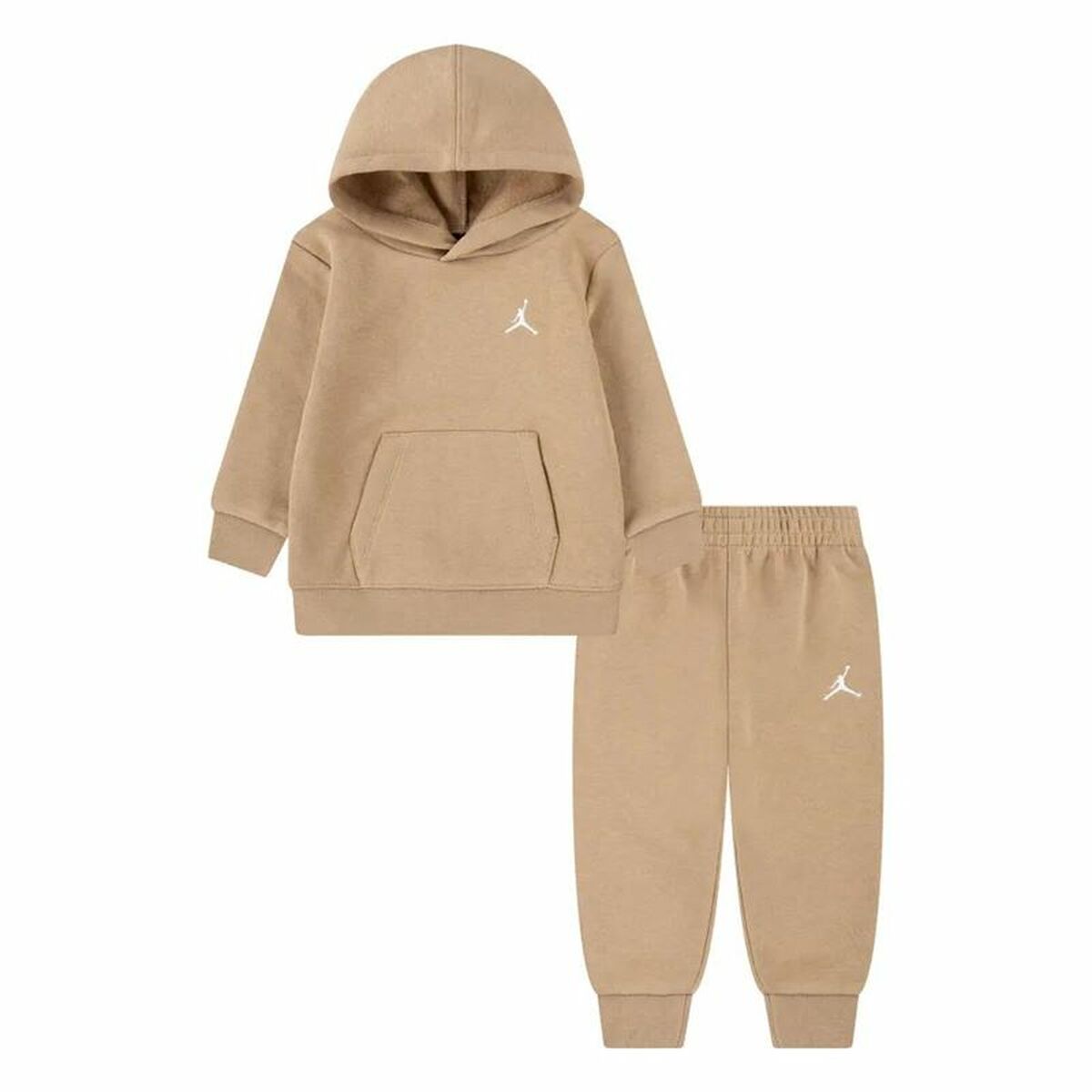 Conjunto de Desporto para Bebé Jordan Brooklyn Fleece Po Set Castanho 2 Peças