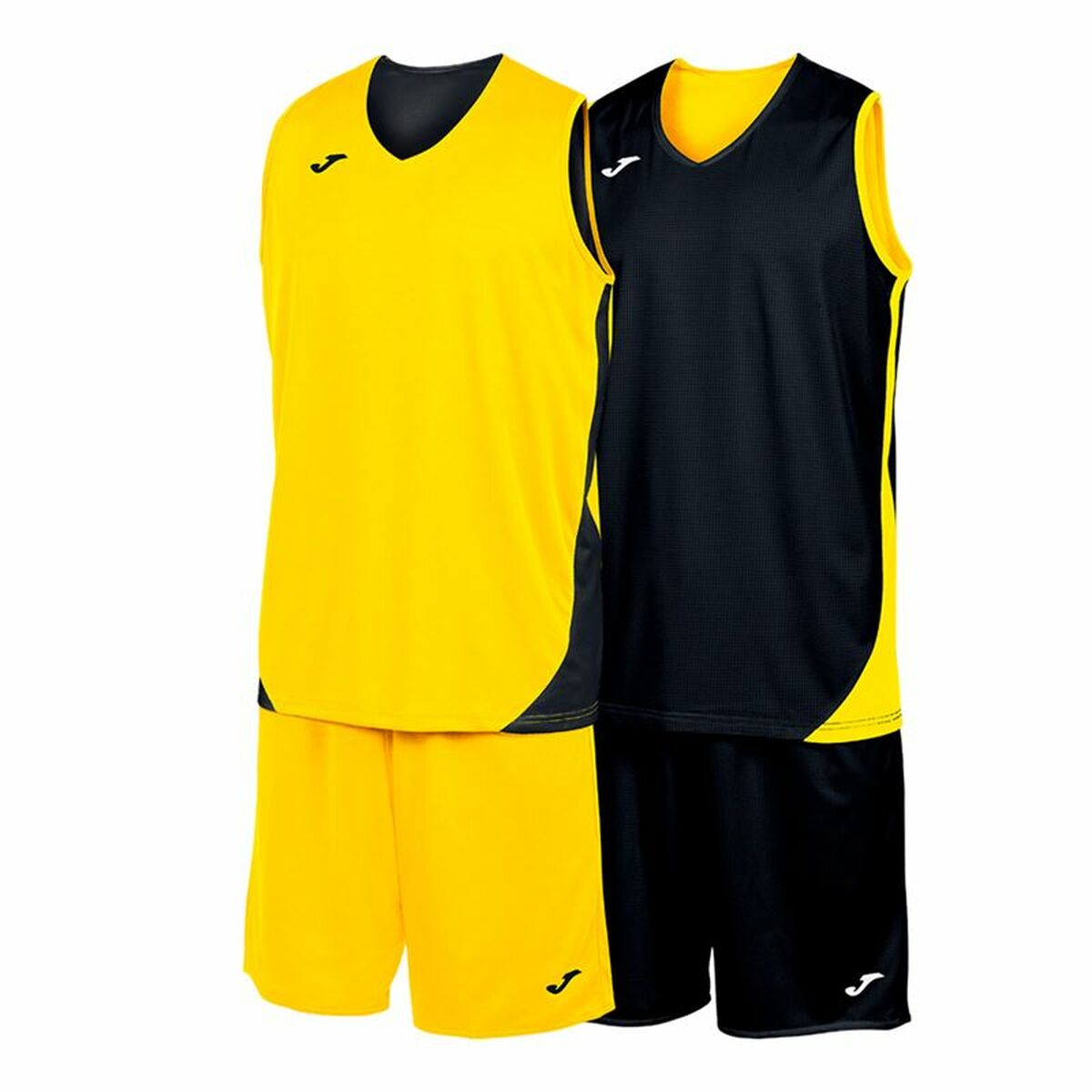 Conjunto Desportivo para Crianças Joma Sport Kansas Amarelo Preto Multicolor 2 Peças