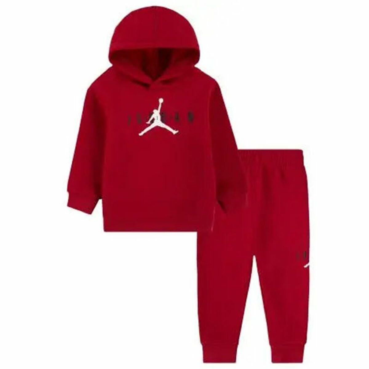 Conjunto Desportivo para Crianças Jordan Sustainable Vermelho 2 Peças