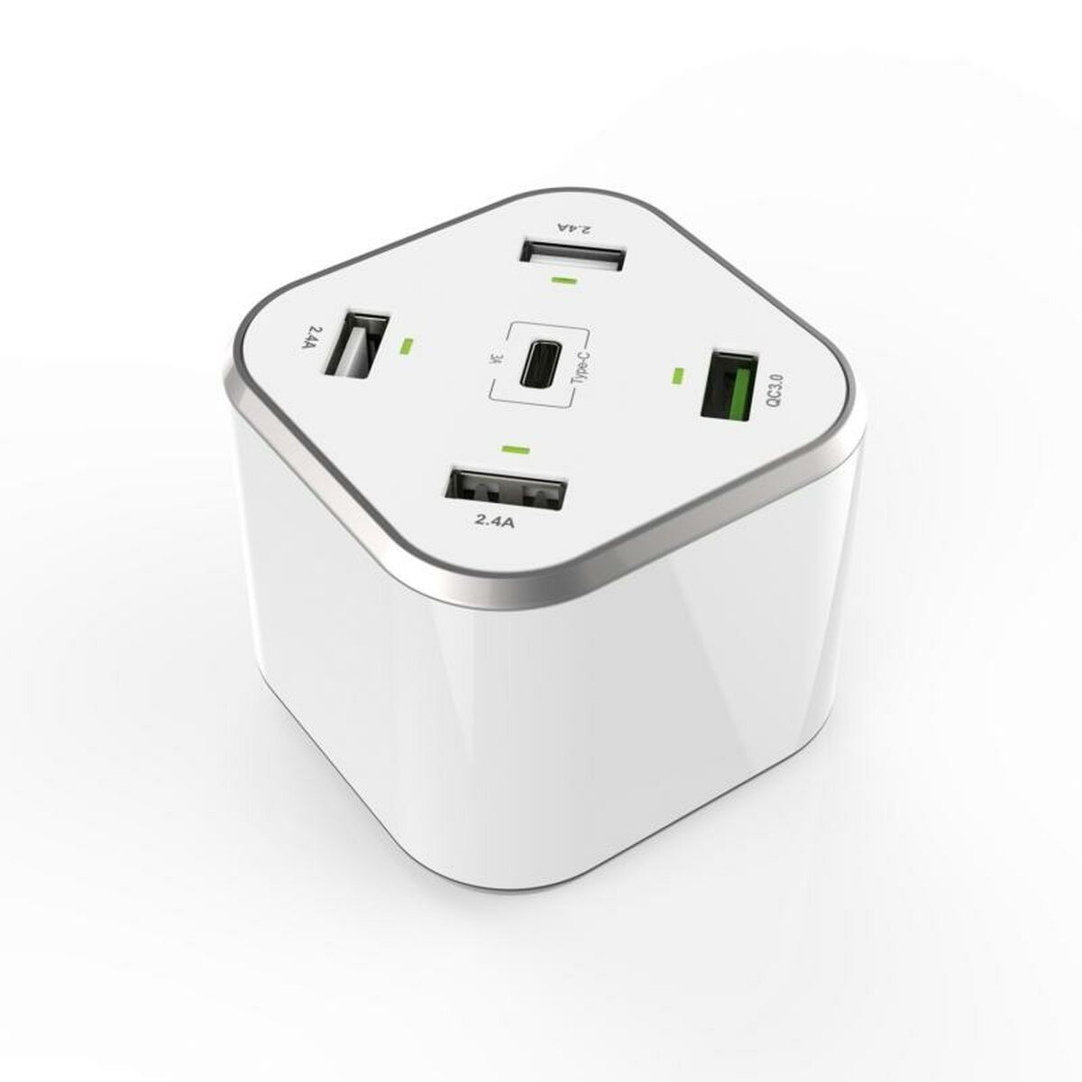 Carregador Usb Aisens ASCH-5PQC-W Branco