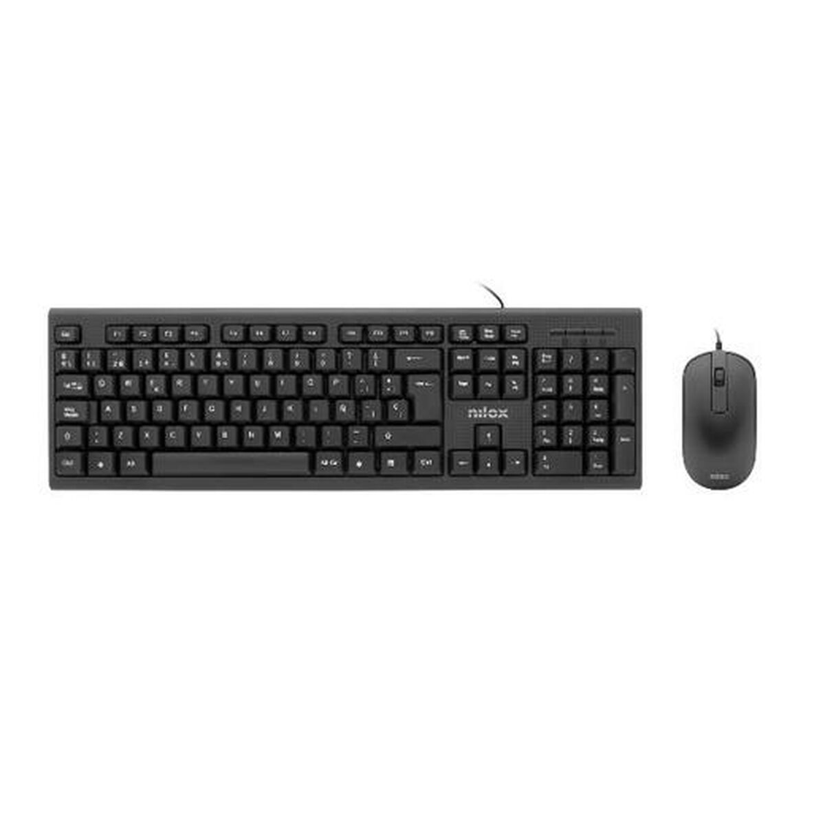 Teclado e Rato Nilox Preto