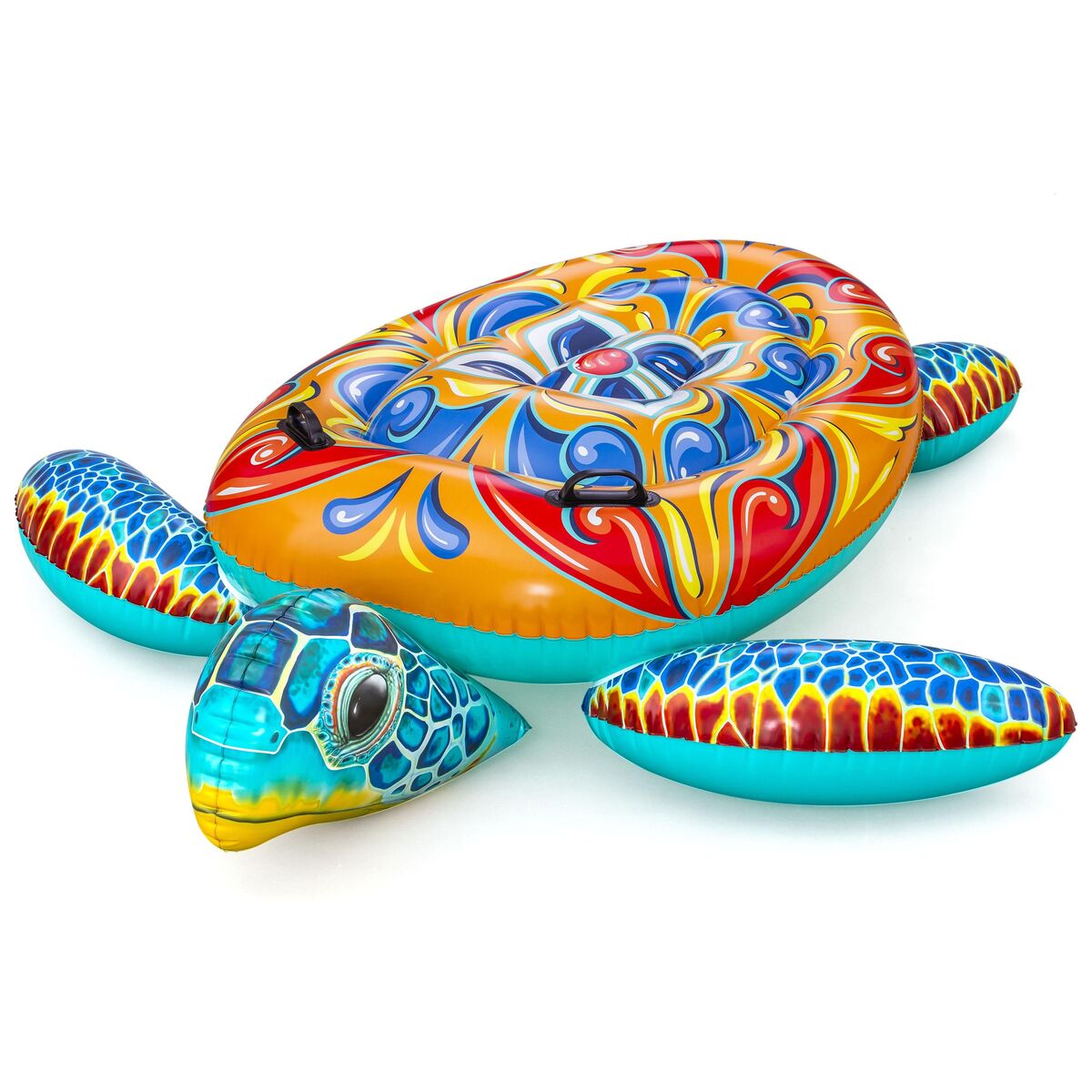 Bestway Figura Inflável Tartaruga Mediterrânea 183x173 cm +3 Anos Praia e Piscina 41523