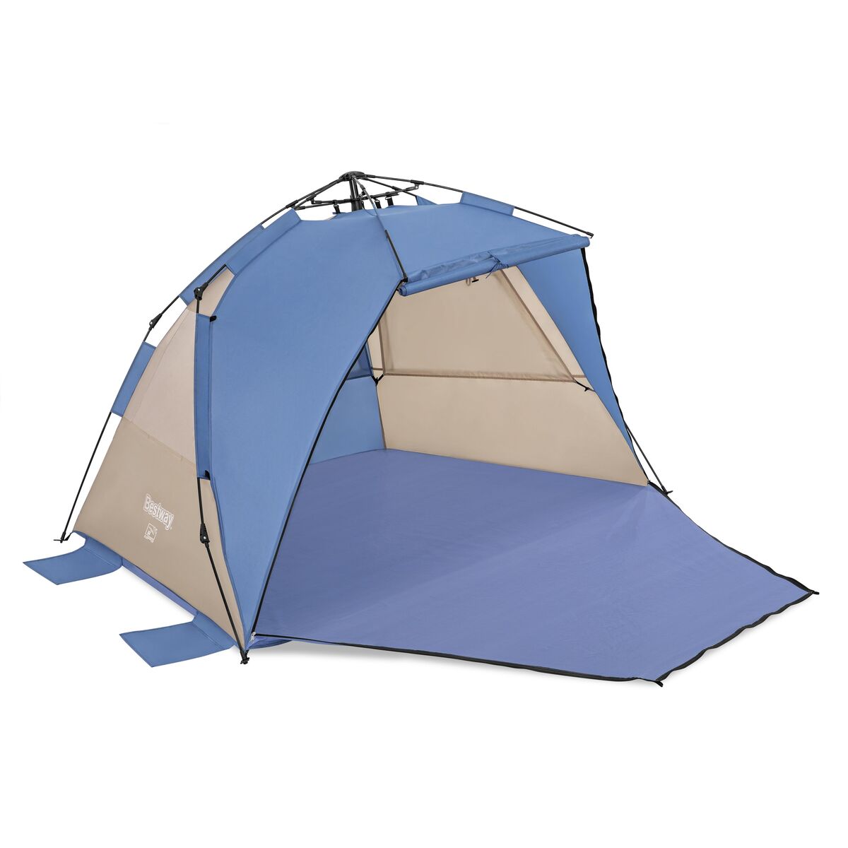 Bestway Tenda Poliéster com Ventilação e Avanço 107/127x240x125 cm Camping e Praia 68144