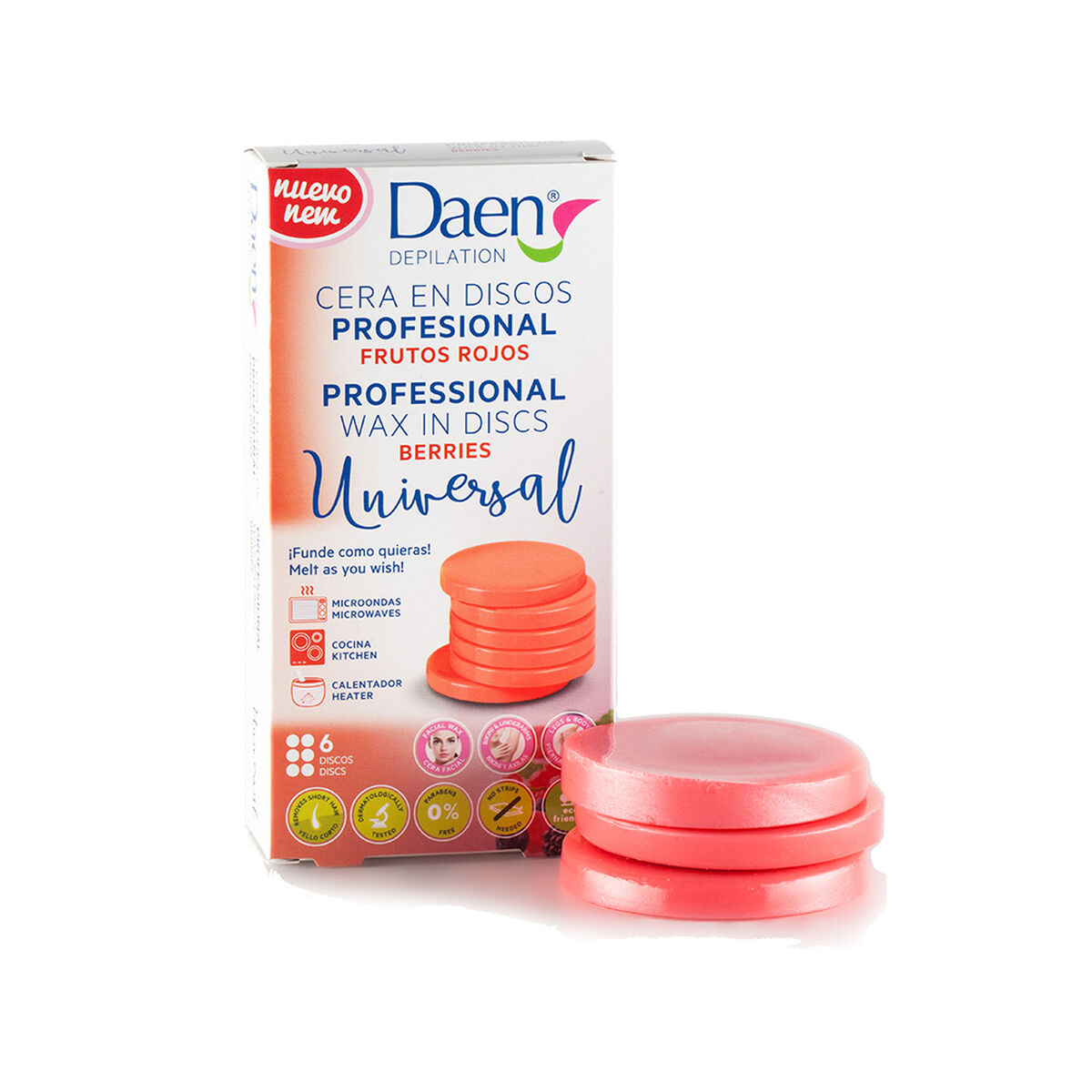 Cera Depilatória Corporal Lifetime 120 g 6 Peças