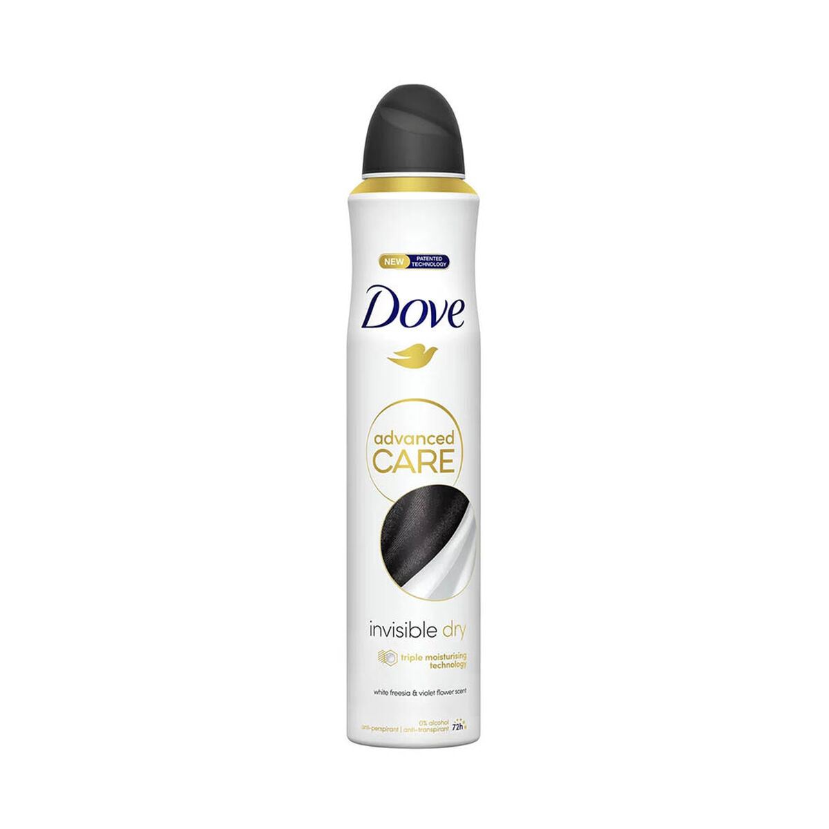 Desodorizante Dove Invisible Dry 0% Alcohol Advanced Care 200 ml