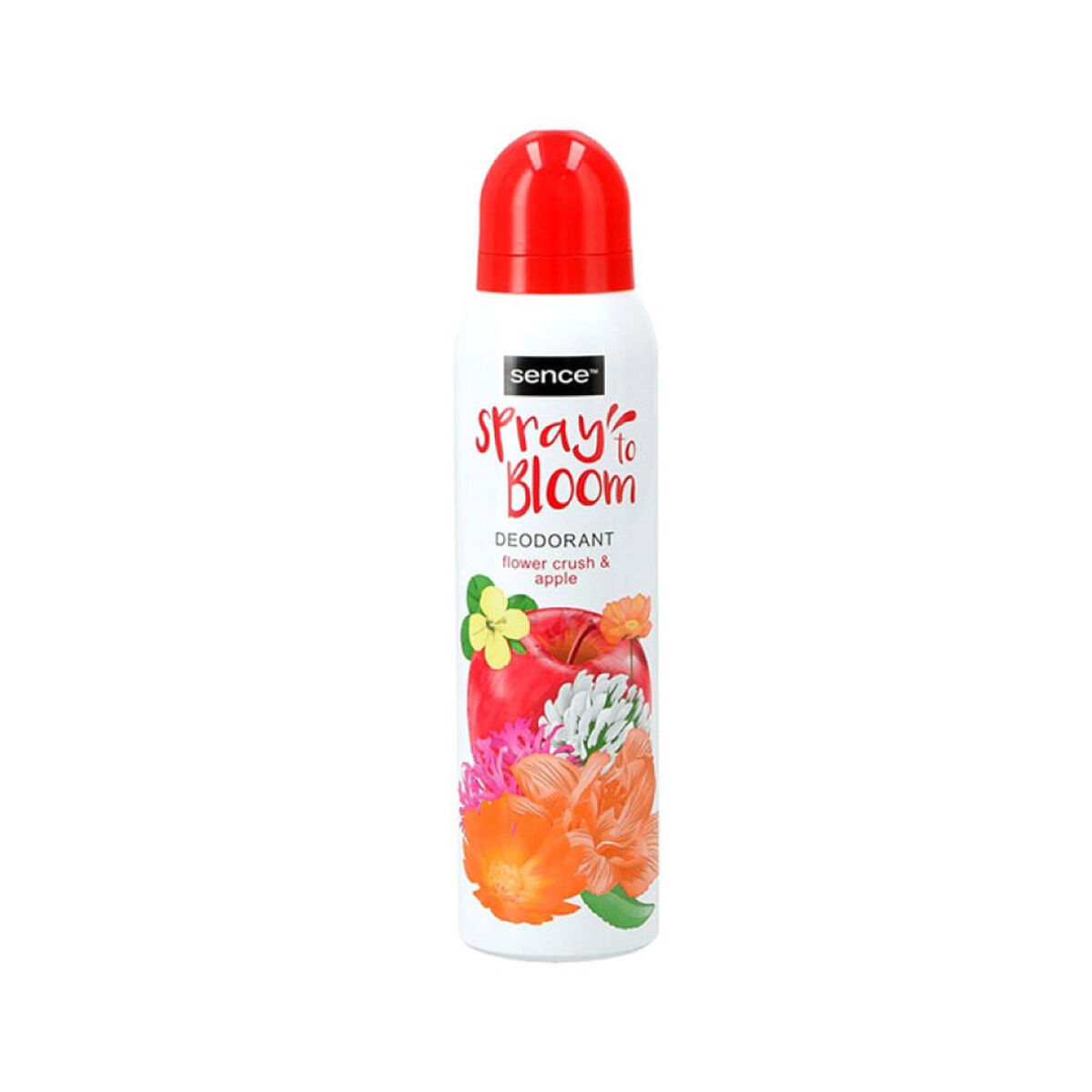 Desodorizante Sence flower crush & apple Maçã Bloemen 150 ml