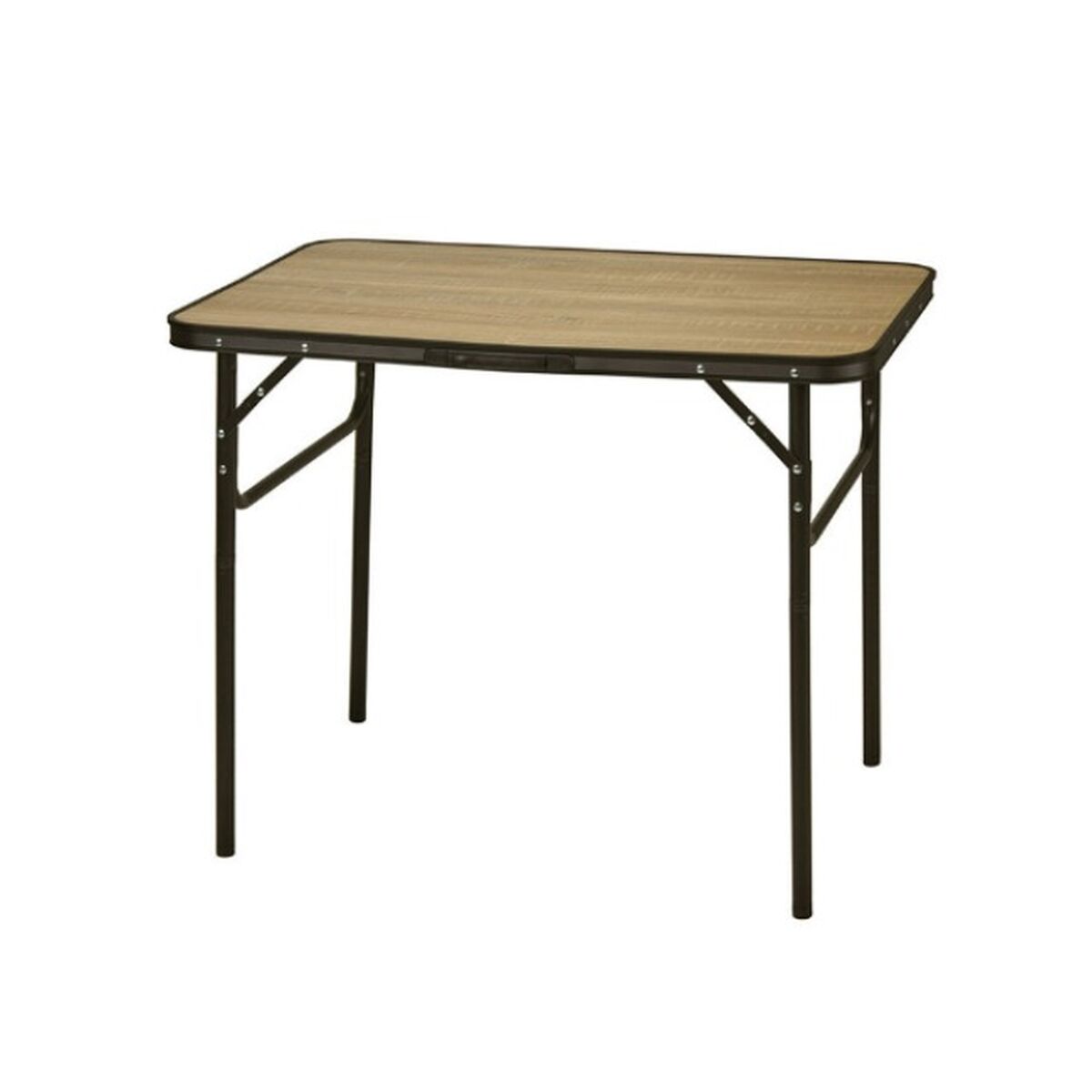 Mesa Dobrável Lifetime Castanho Preto 90 x 60 x 70 cm