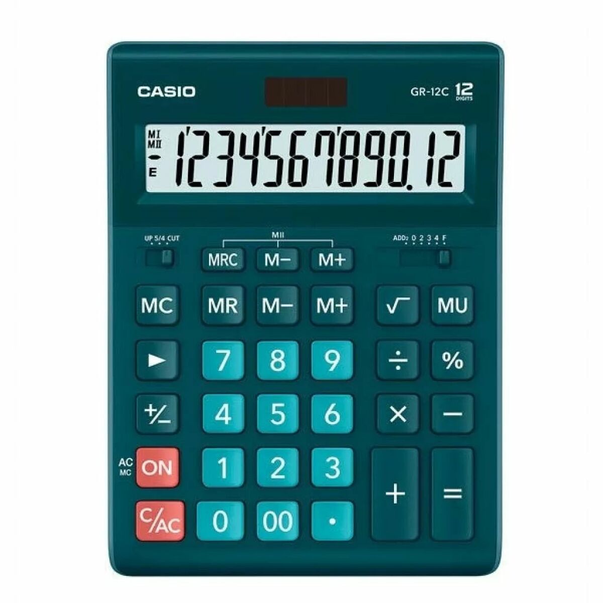 Calculadora Casio GR-12C-DG-W-EP Azul Resina
