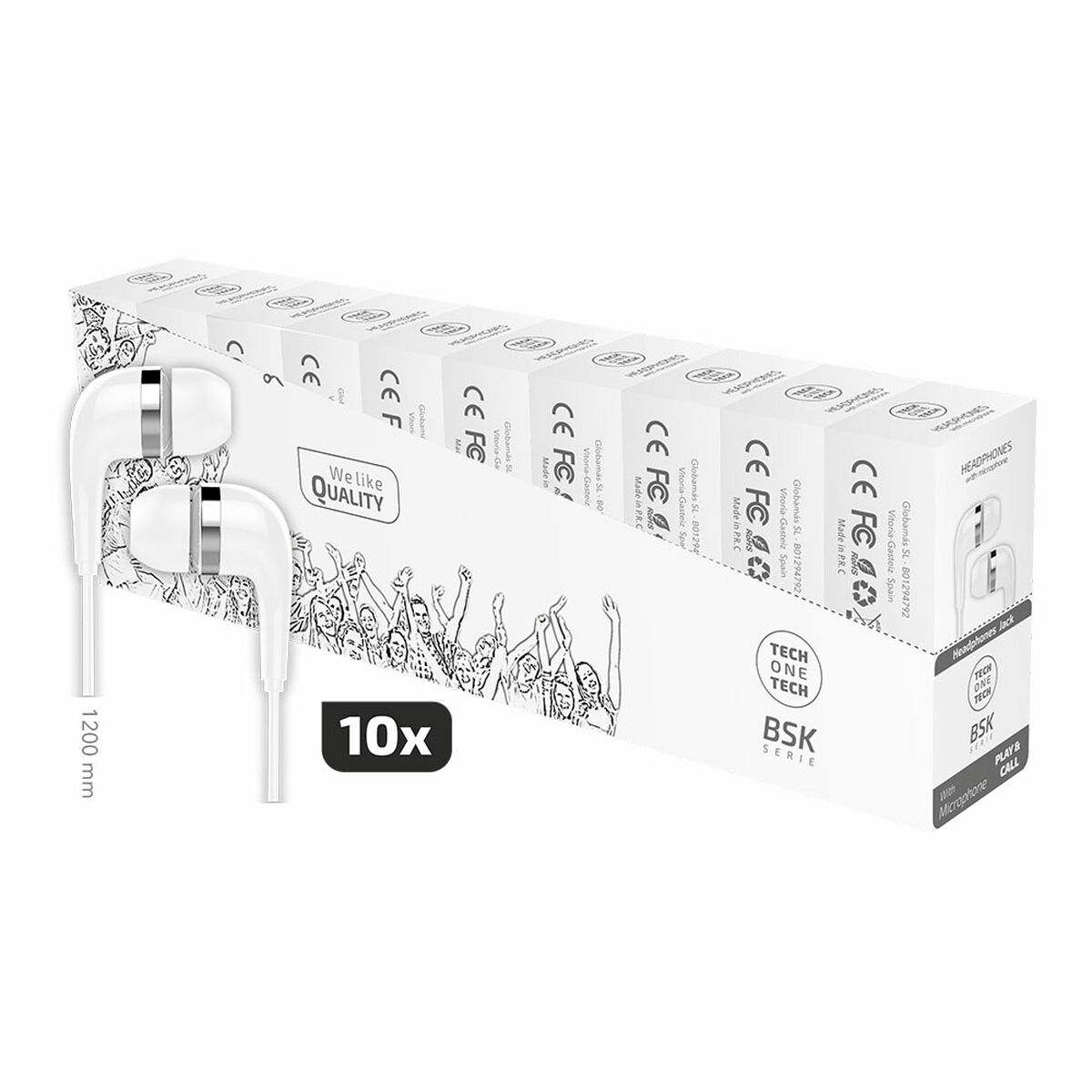 Fones de Ouvido de Tiaras Tech One Tech