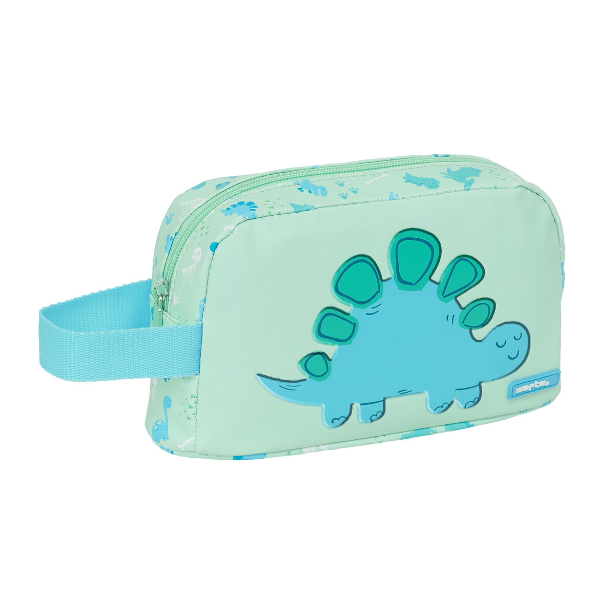 Porta-merendas Térmico Safta Dino Verde 21,5 x 12 x 6,5 cm