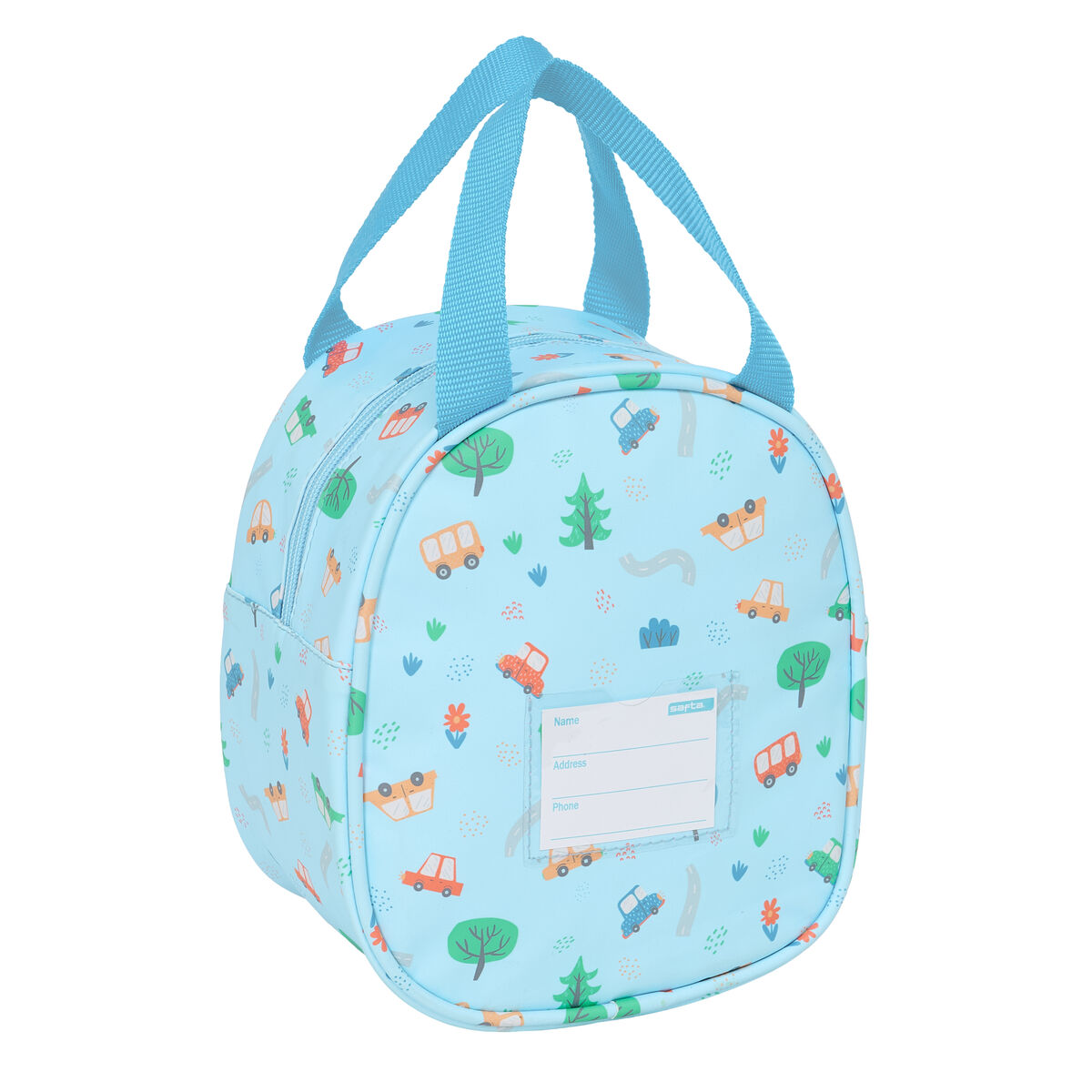 Porta-merendas Térmico Safta Coches Azul 19 x 22 x 14 cm