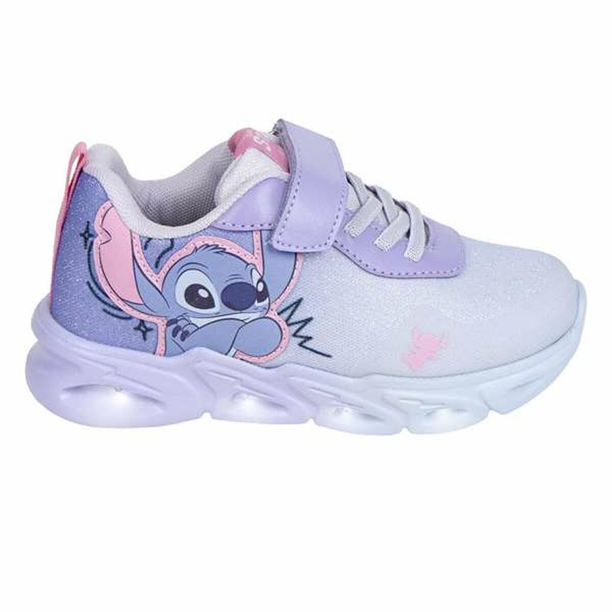 Sapatilhas de Desporto Infantis Stitch Roxo