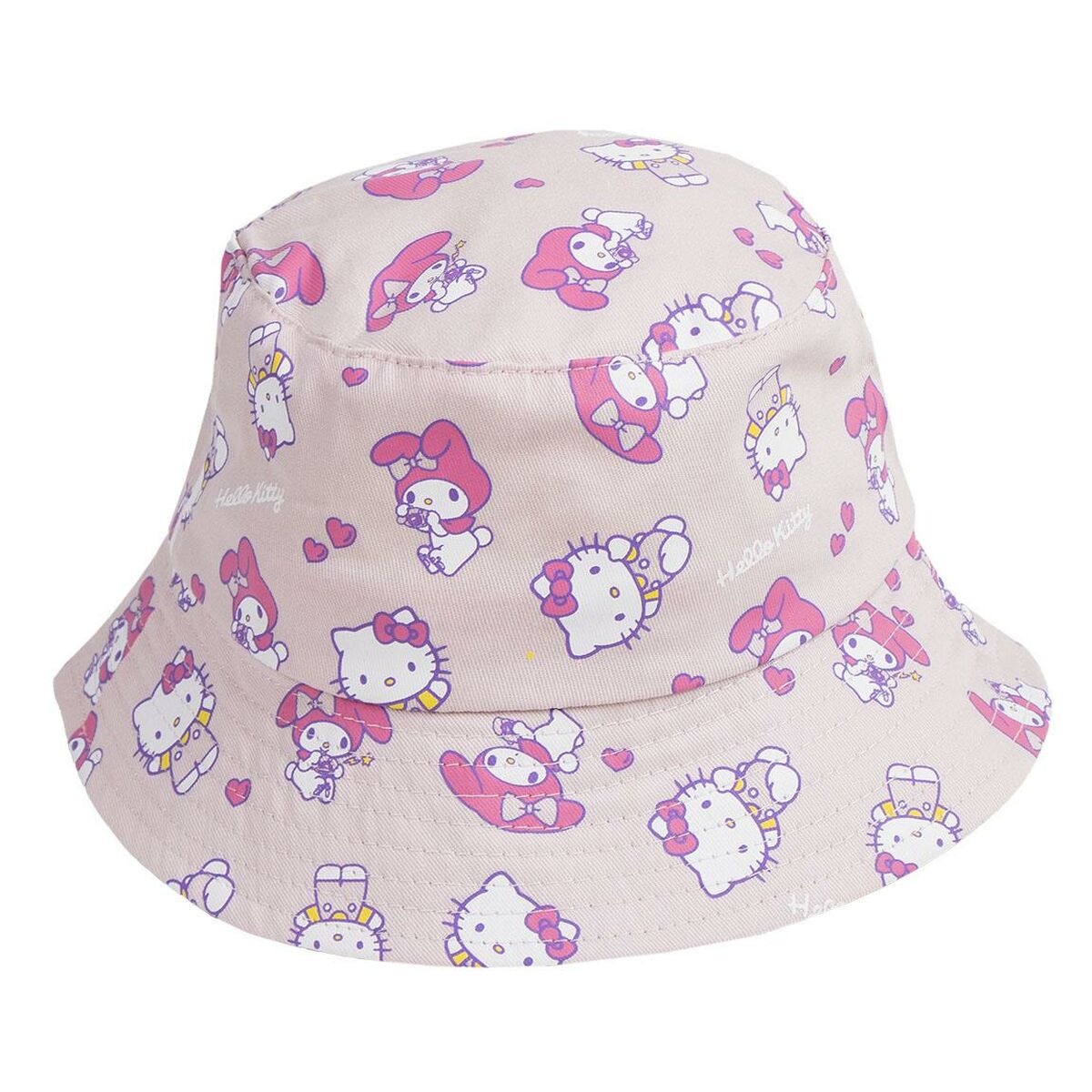 Gorro Infantil Hello Kitty Cor de Rosa (52 cm)