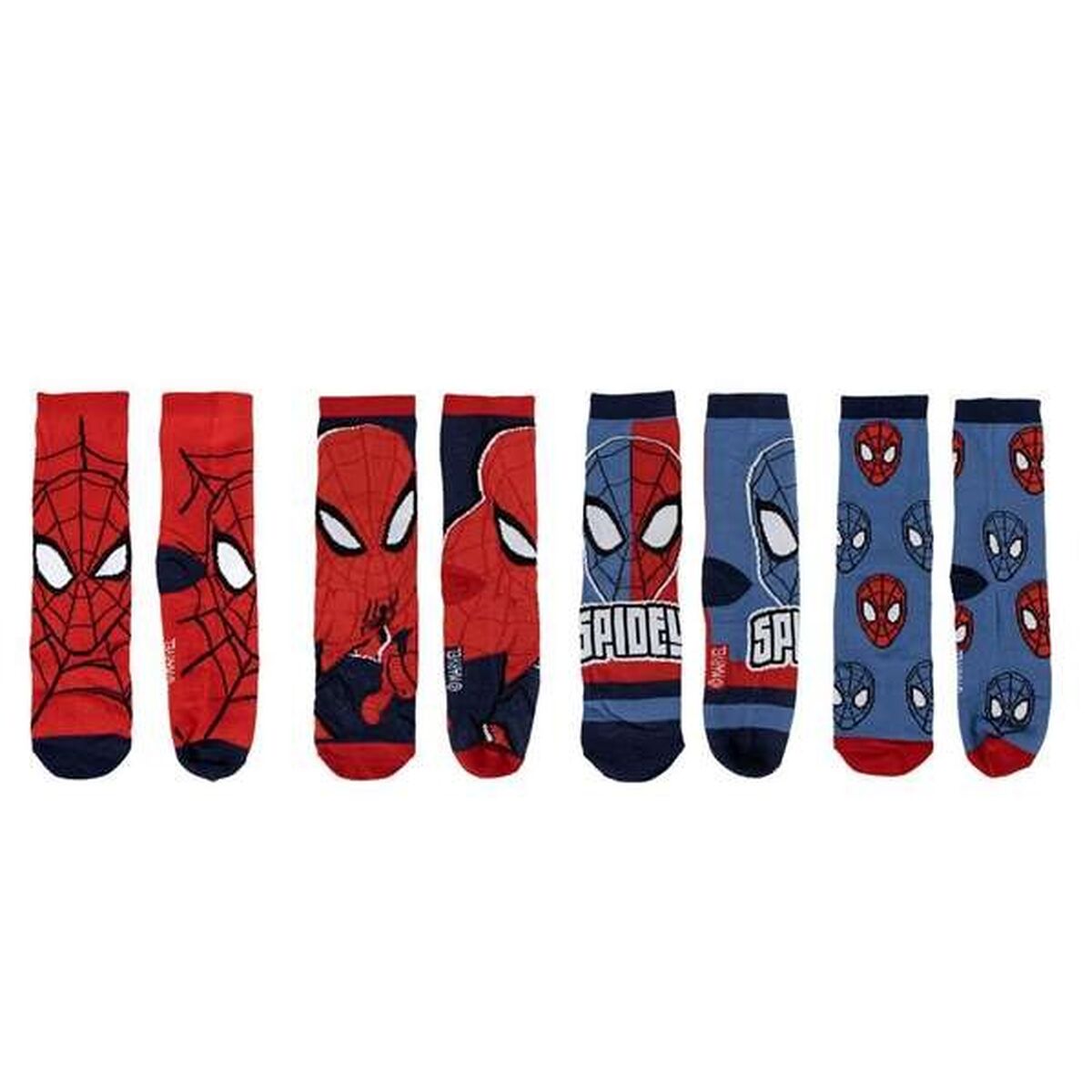 Meias Spider-Man Multicolor