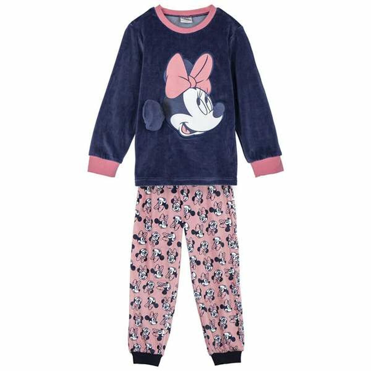 Pijama Infantil Minnie Mouse Azul escuro