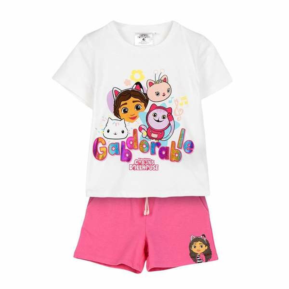 Conjunto de Vestuário Gabby's Dollhouse Branco