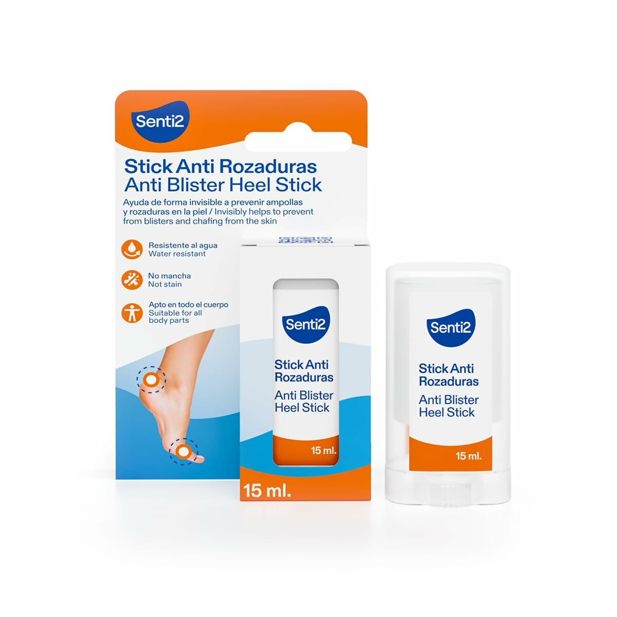 Almofada de Calcanhar Antifricção Senti2 15 ml