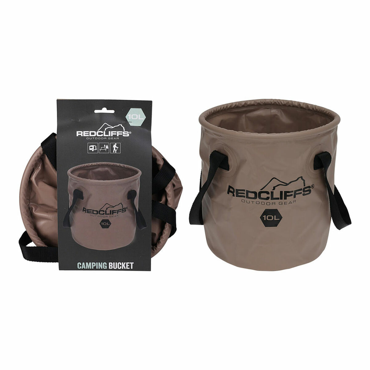 Cubo Lifetime Castanho 10 L Ø 24 cm