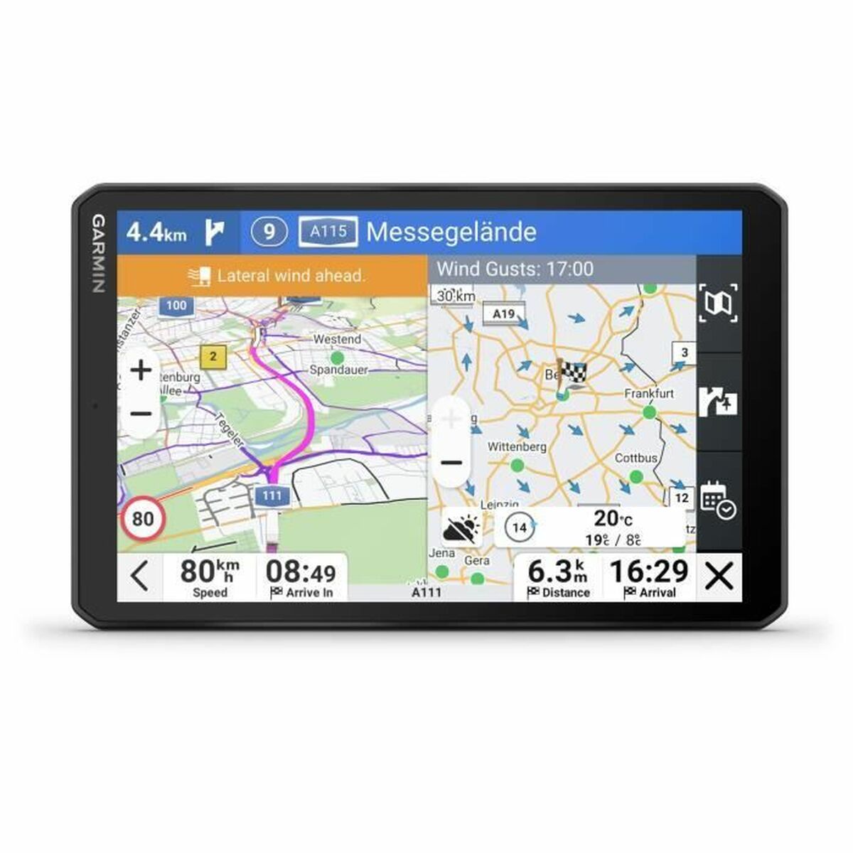 Navegador GPS Garmin Dezl LGV820 8"
