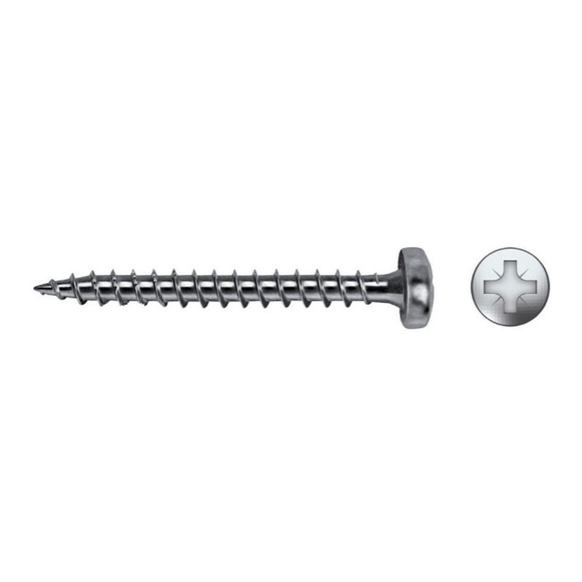 Caixa de parafusos CELO Vlox B Zincado 4,5 x 45 mm Rosca completa (250 Unidades)