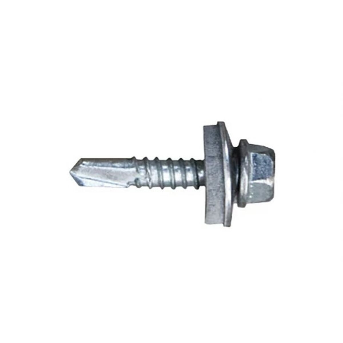 Caixa de parafusos CELO 7301 Zincado Ø 6,3 x 50 mm Com Arruela Sextavado Broca (250 Unidades)