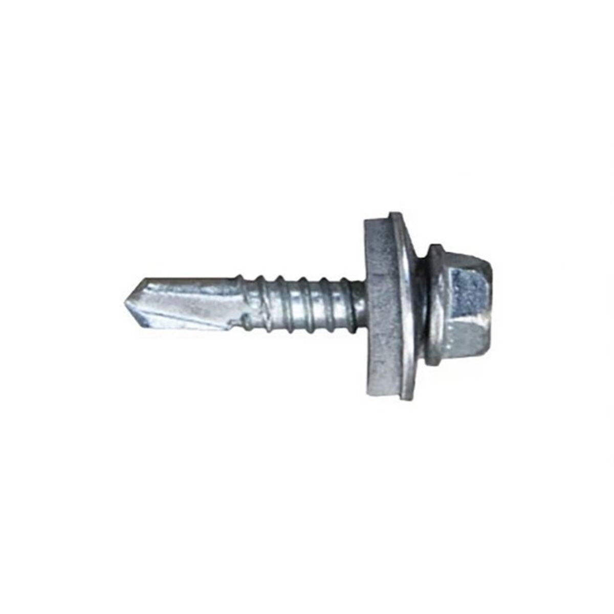 Caixa de parafusos CELO 7301 Zincado Ø 6,3 x 25 mm Com Arruela Sextavado Broca (200 Unidades)
