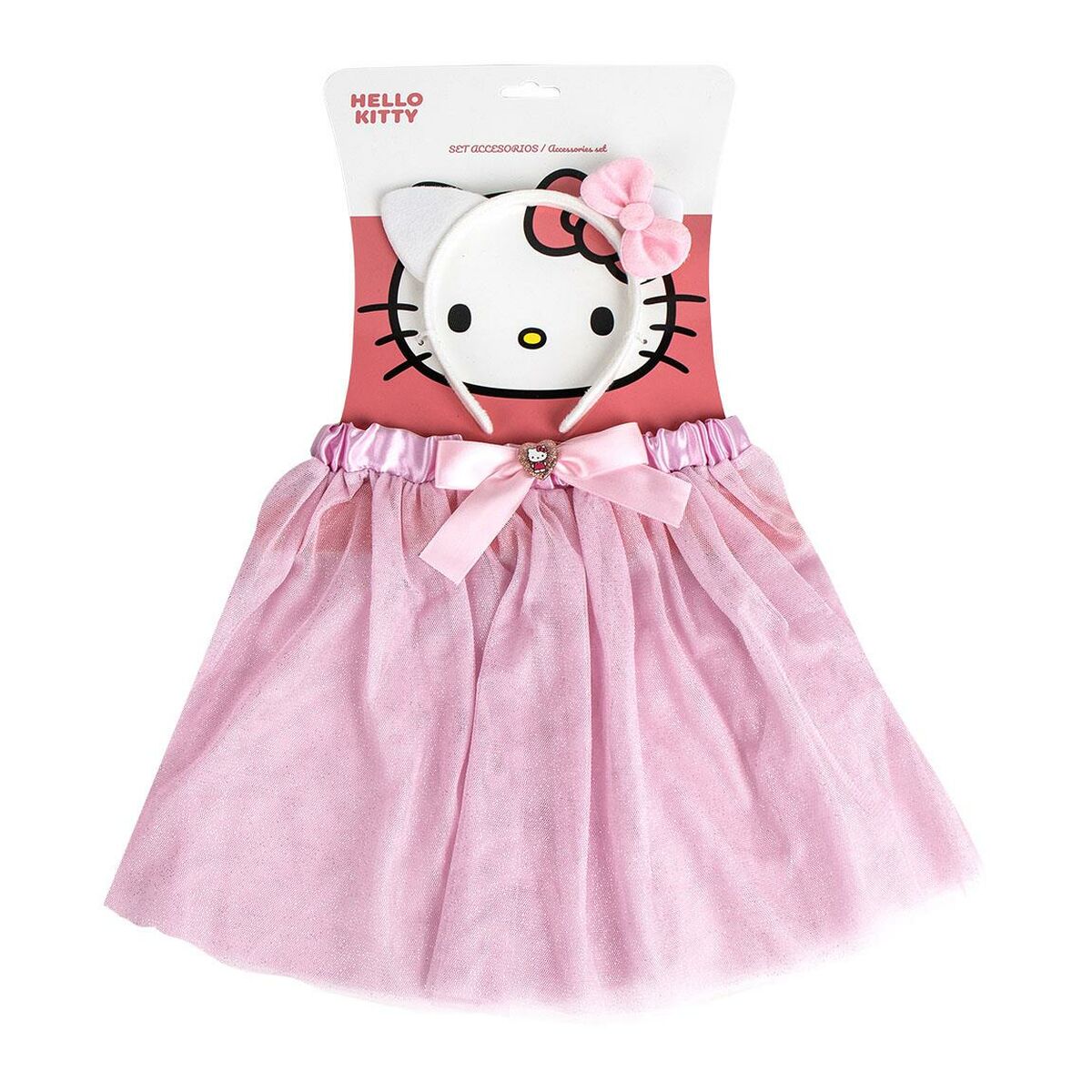Diadema Hello Kitty Cor de Rosa Saia