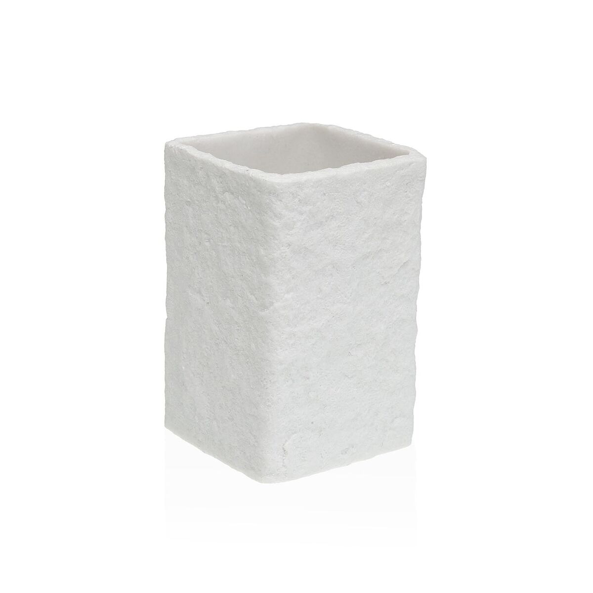 Suporte para a escova de Dentes Versa Viti Branco Resina 7,4 x 10,6 x 7,4 cm