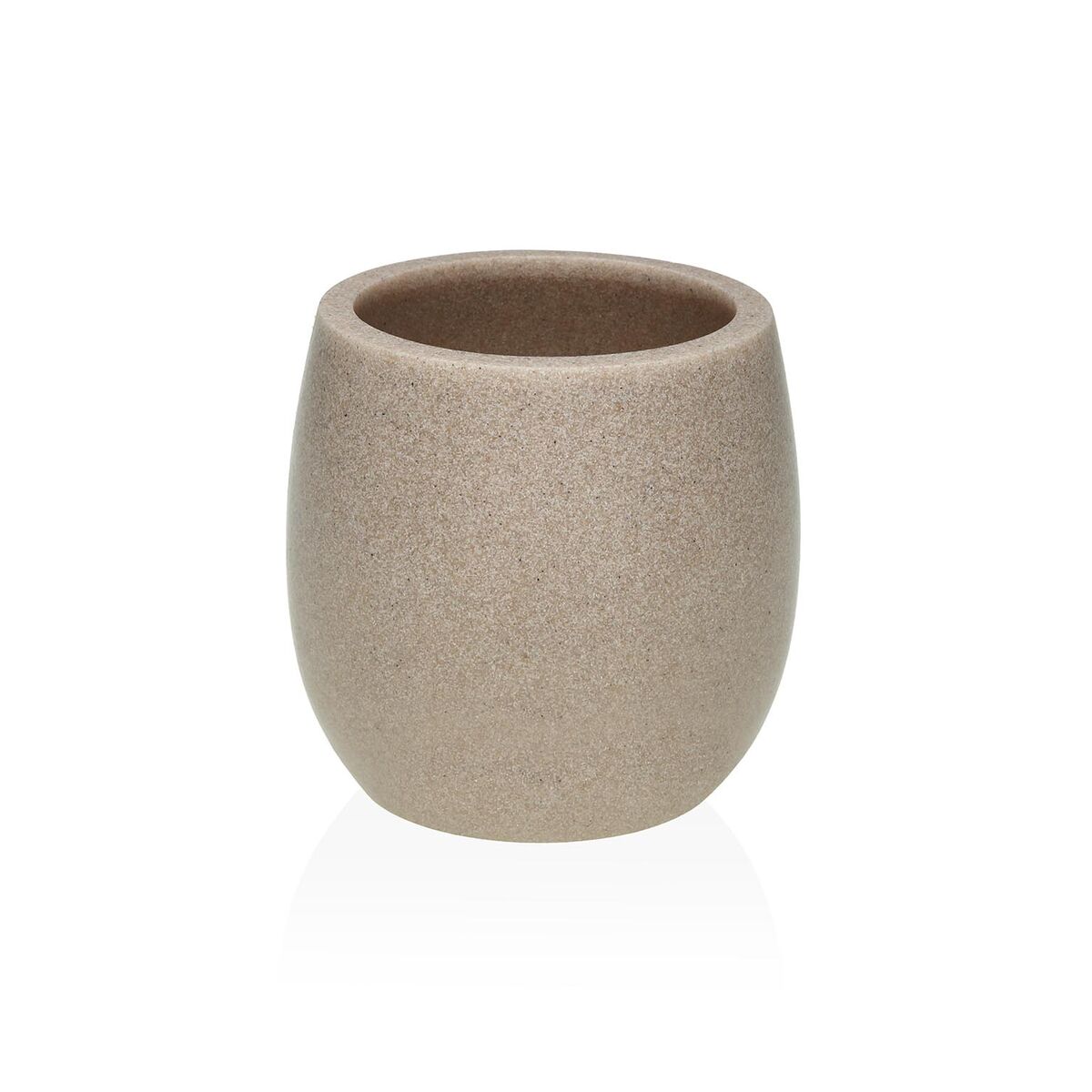 Suporte para a escova de Dentes Versa Luvo Bege Resina 95 x 90 x 95 cm