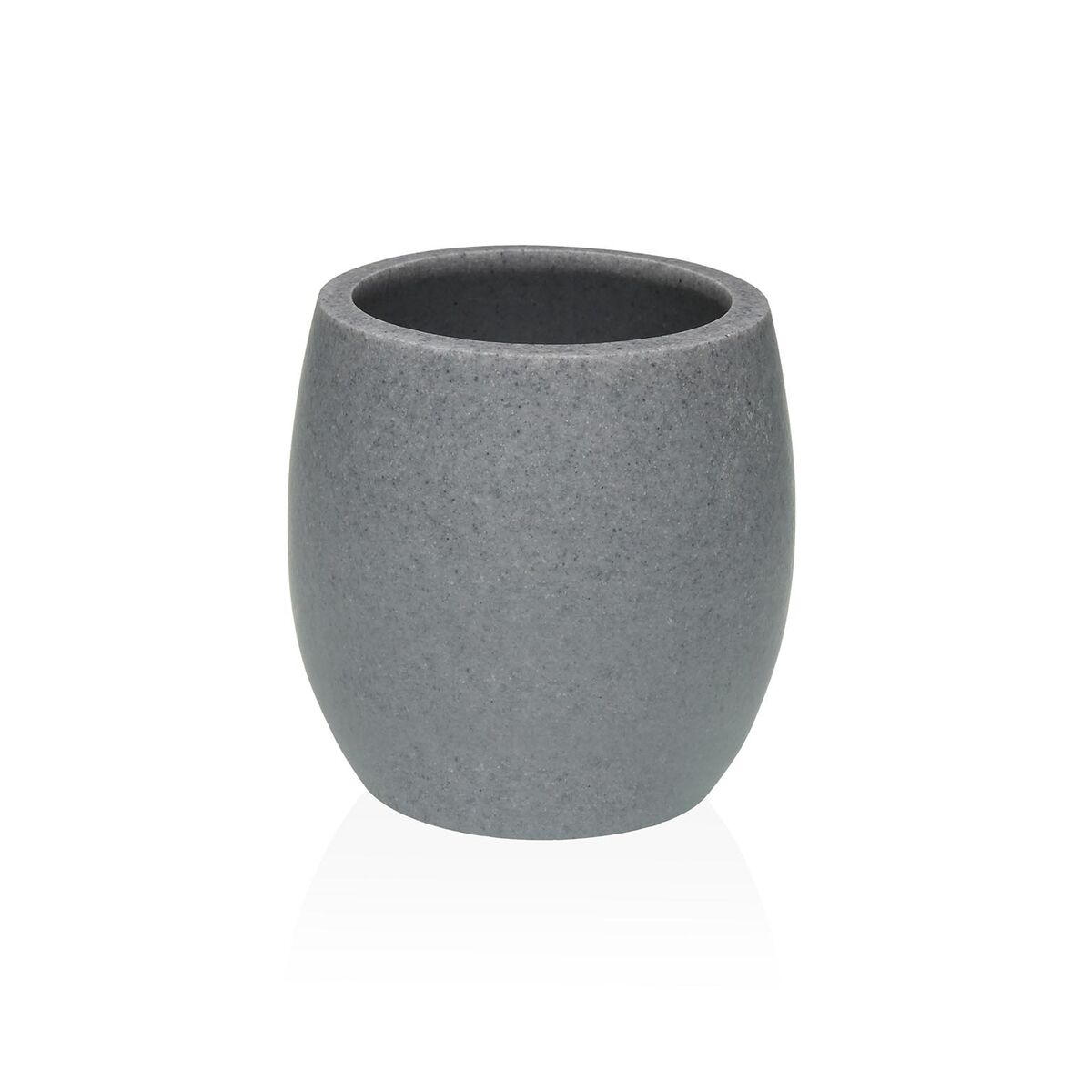 Suporte para a escova de Dentes Versa Luvo Cinzento Resina 7,5 x 11,1 x 7,5 cm