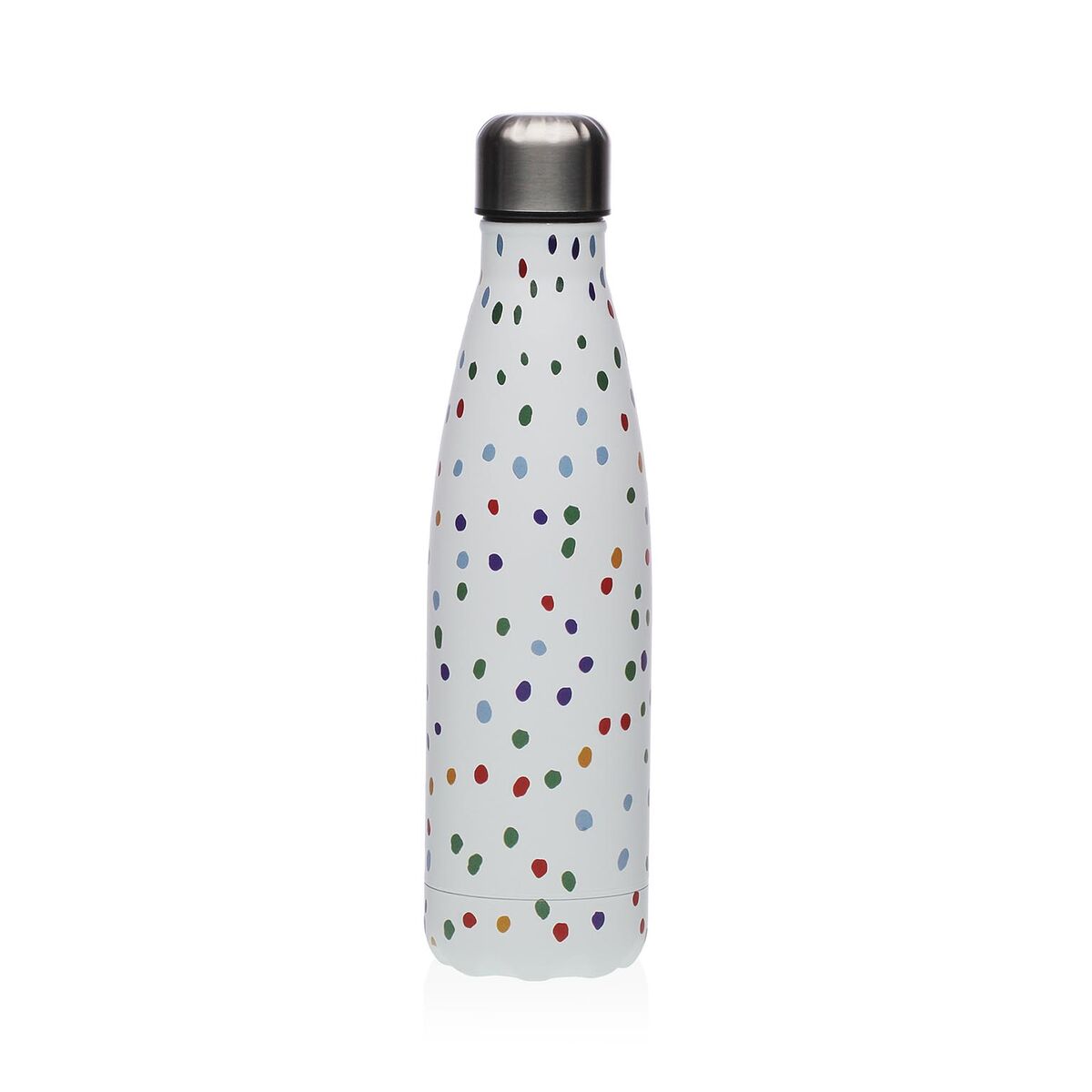 Garrafa de água Versa Dotty Aço 7 x 27 x 7 cm