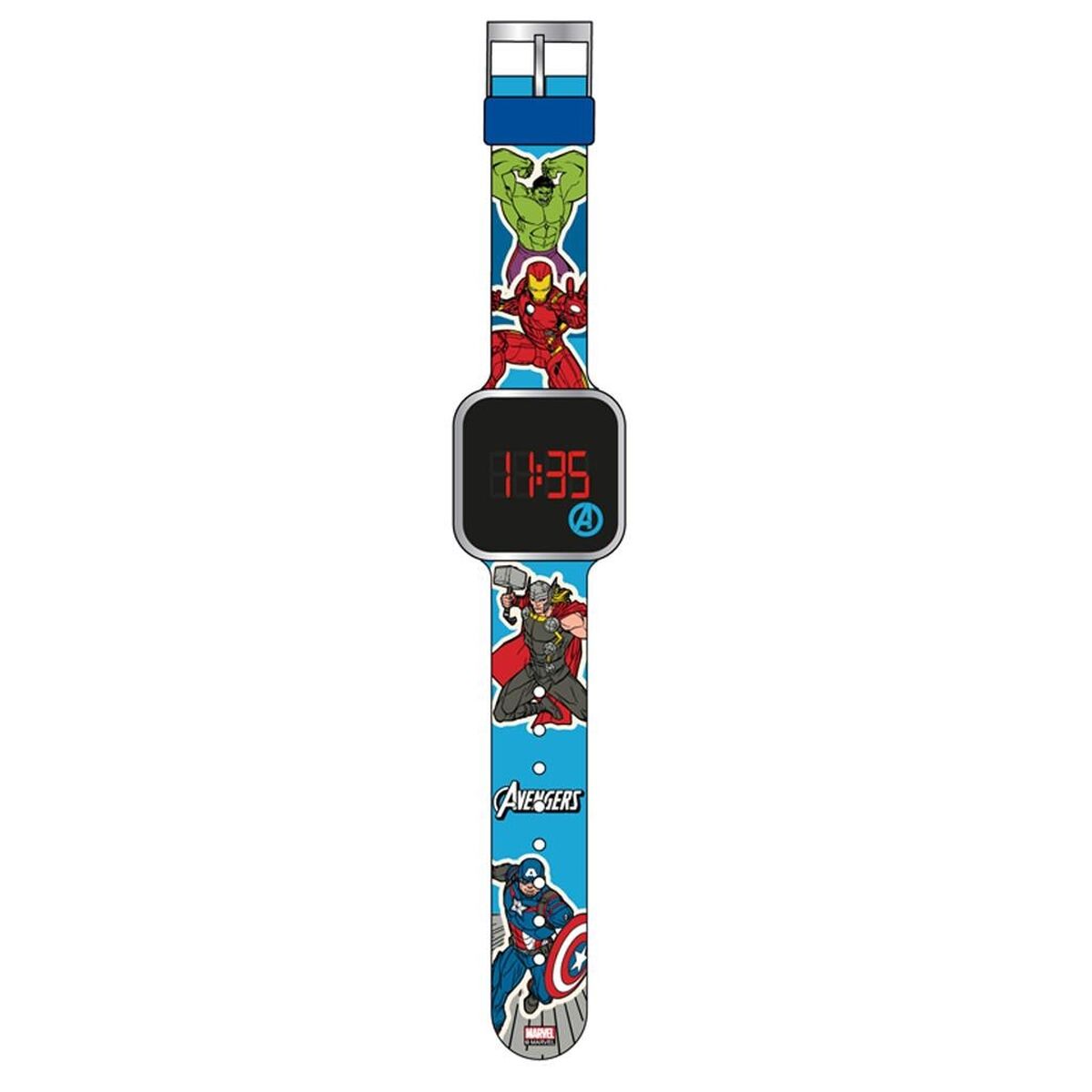 Relógio para bebês The Avengers AVENGERS - LED WATCH (Ø 33 mm)