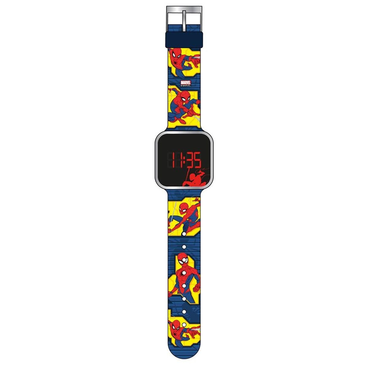 Relógio para bebês Spider-Man SPIDERMAN - LED WATCH (Ø 33 mm)