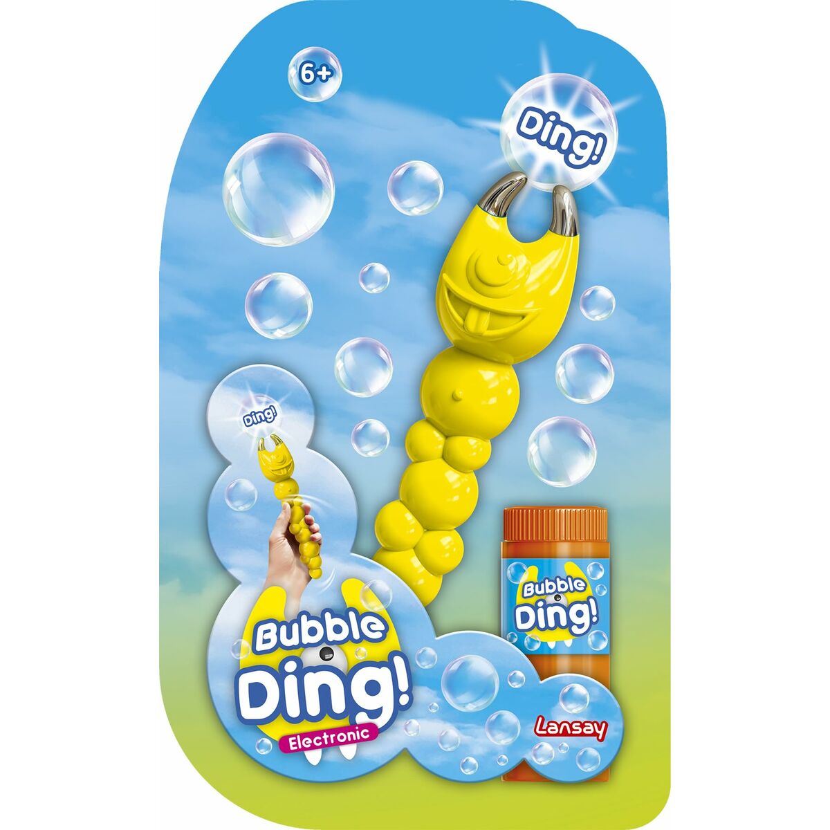 Jogo de Bolas de Sabão Lansay Bubble Ding Electronic