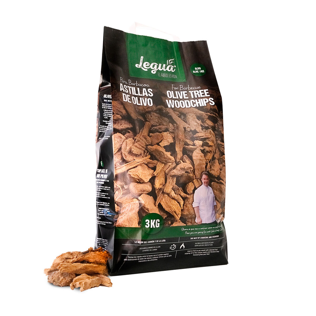 Chips aromáticas Legua 3 Kg