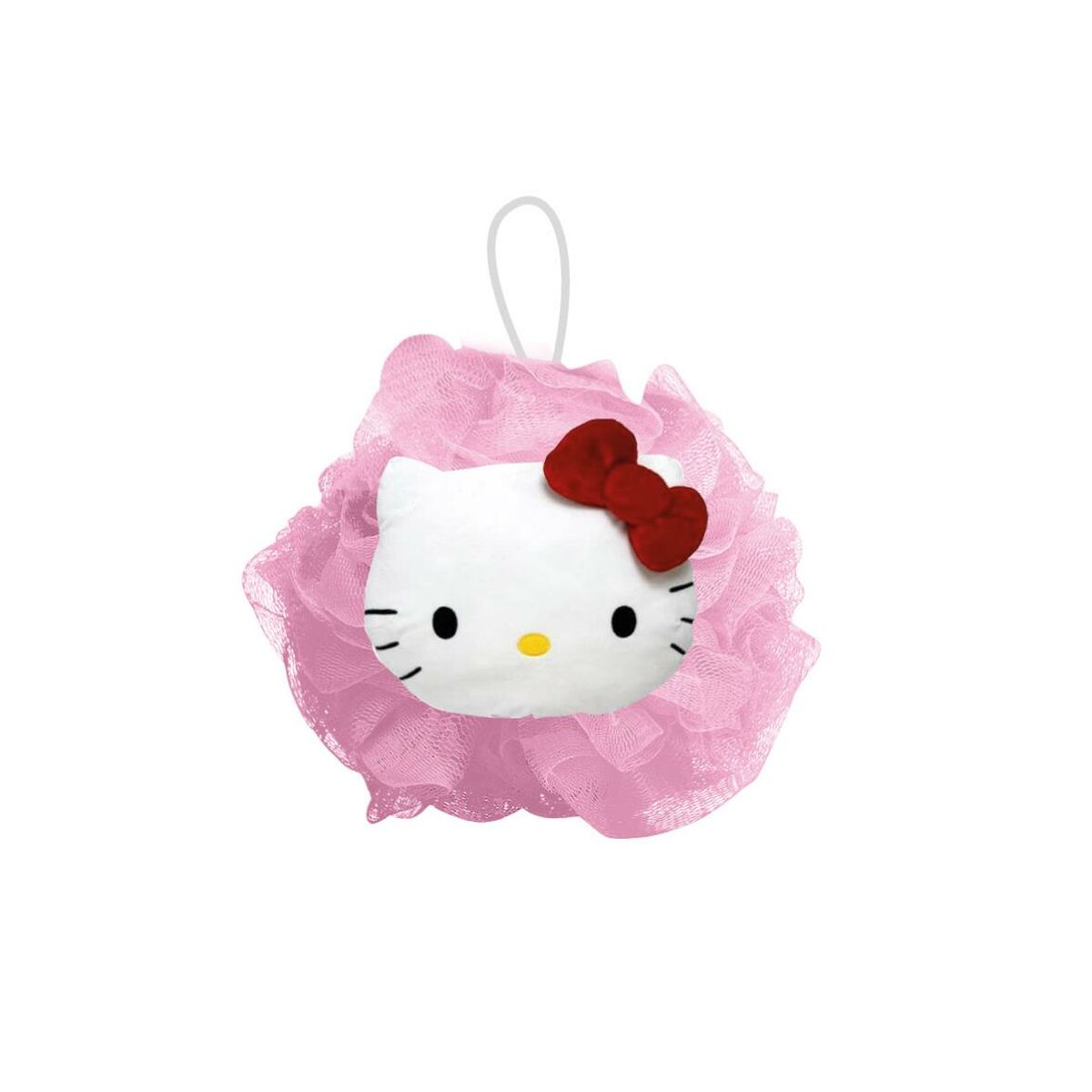 Esponja Corporal Hello Kitty Cor de Rosa 20 % Poliéster 12 x 12 x 12 cm